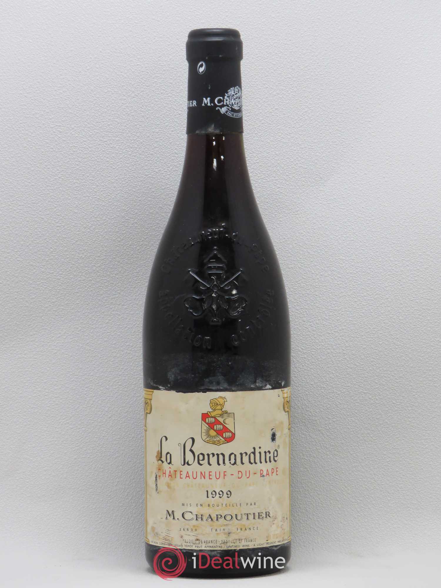 Châteauneuf-du-Pape La Bernardine Chapoutier 1999 - Lot de 1 bouteille - 0
