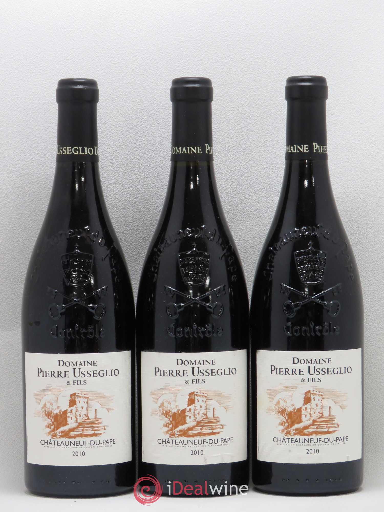 Châteauneuf-du-Pape Tradition Pierre Usseglio & Fils 2010 - Lot de 3 bouteilles - 0
