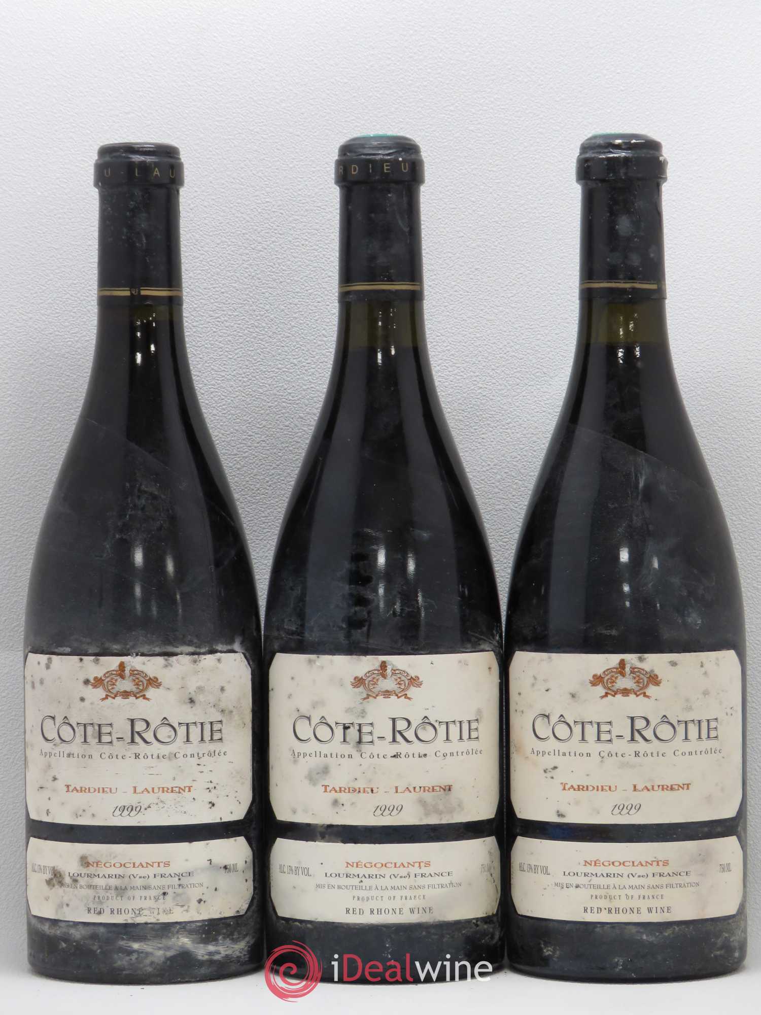 Côte-Rôtie Maison Tardieu-Laurent 1999 - Lot de 3 bouteilles - 0