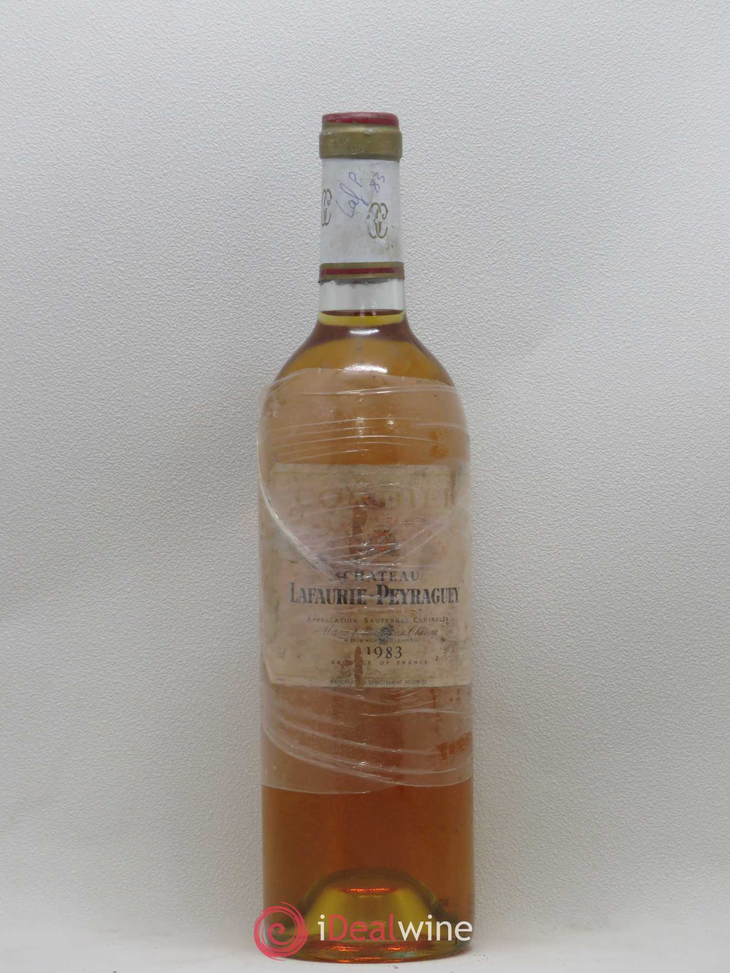 Château Lafaurie-Peyraguey 1er Grand Cru Classé 1983 - Lotto di 1 bottiglia - 0