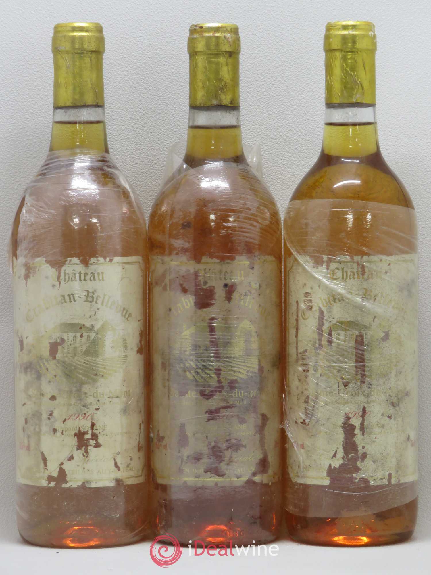 Sainte-Croix-du-Mont Château Crabitan Bellevue cuvée spéciale 1990 - Lotto di 6 bottiglie - 2