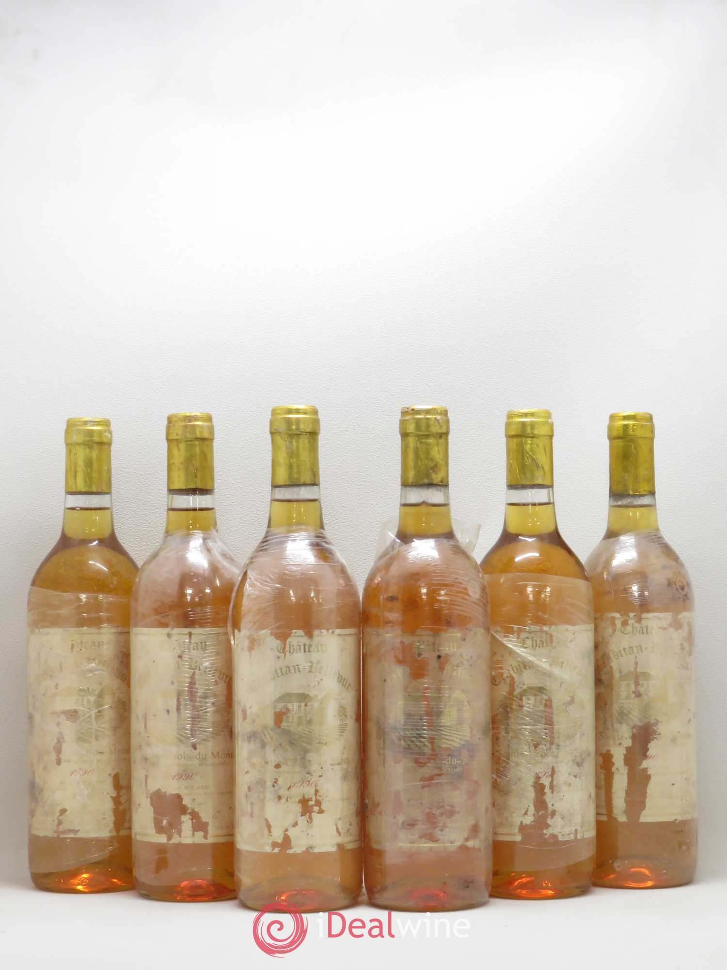 Sainte-Croix-du-Mont Château Crabitan Bellevue cuvée spéciale 1990 - Lotto di 6 bottiglie - 0