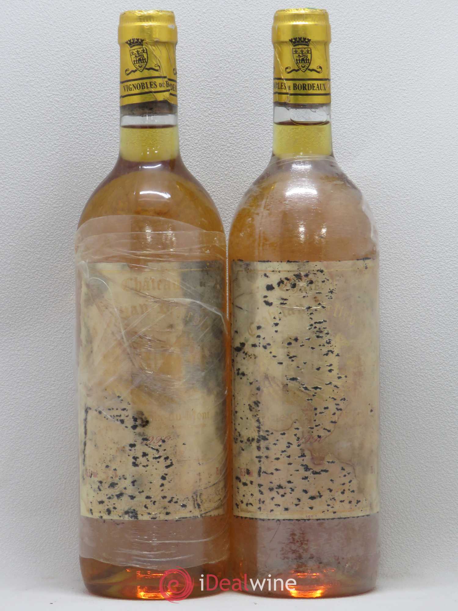 Sainte-Croix-du-Mont Château Crabitan Bellevue cuvée spéciale 1990 - Lotto di 2 bottiglie - 0