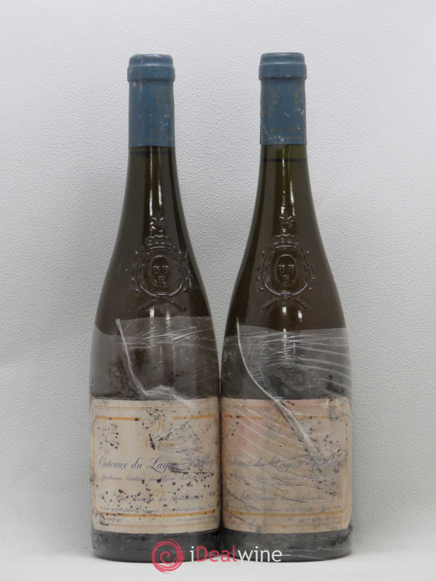 Coteaux du Layon Rablay Noblesse Domaine des Sablonettes 1995 - Lotto di 2 bottiglie - 0