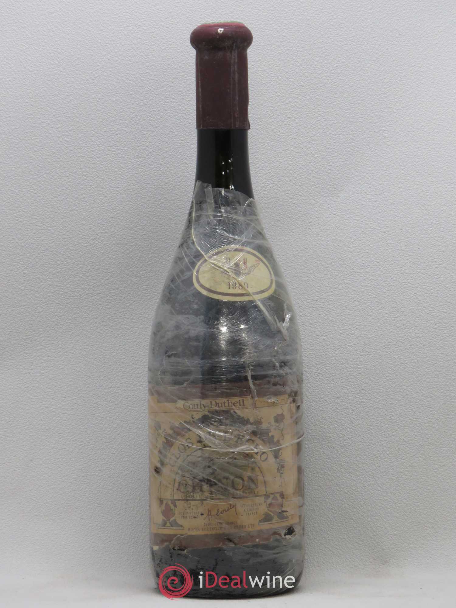 Chinon Clos de l'Echo Couly-Dutheil 1989 - Lot de 1 bouteille - 0