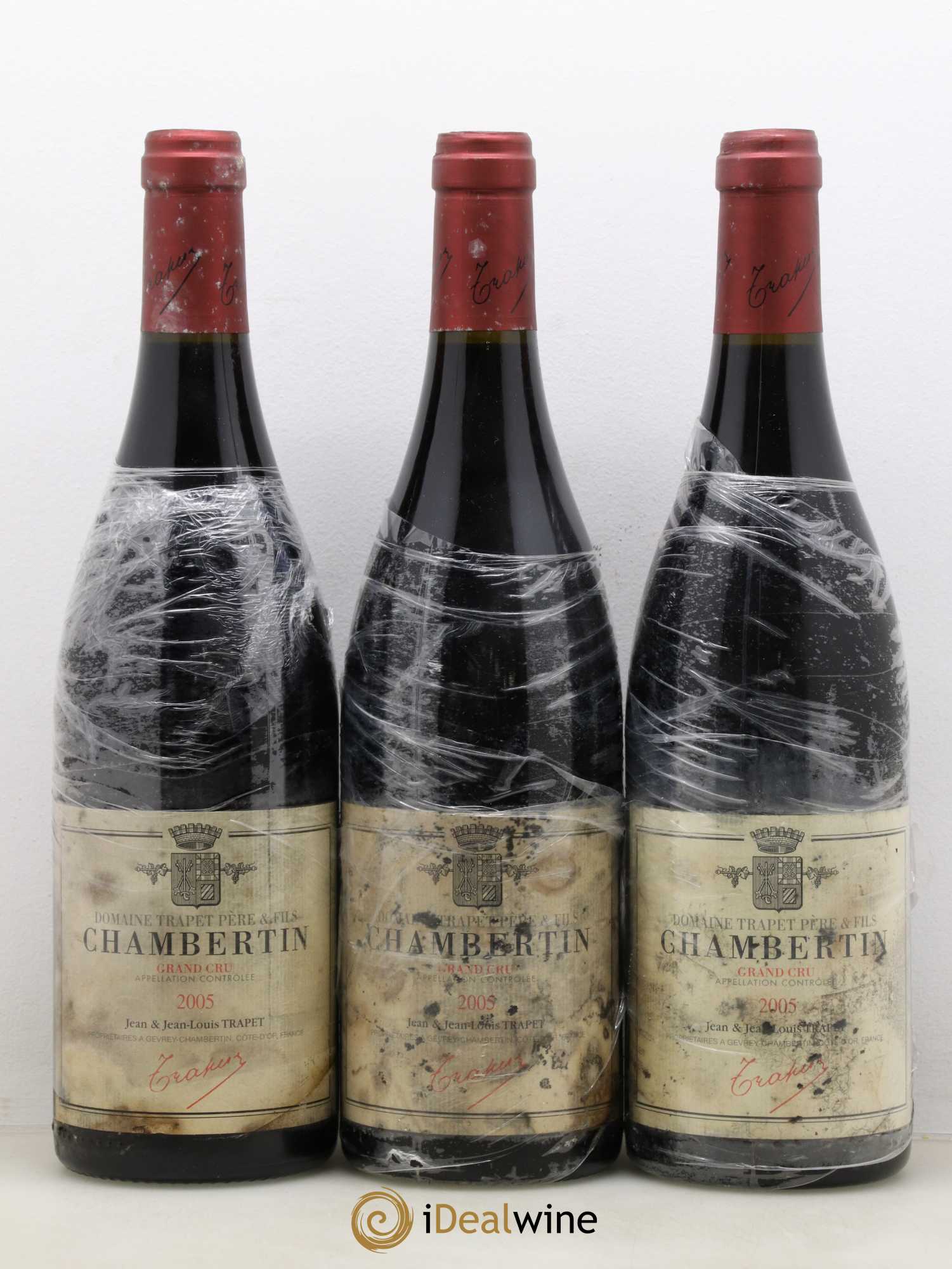 Chambertin Grand Cru Domaine Trapet 2005 - Lot de 3 bouteilles - 0