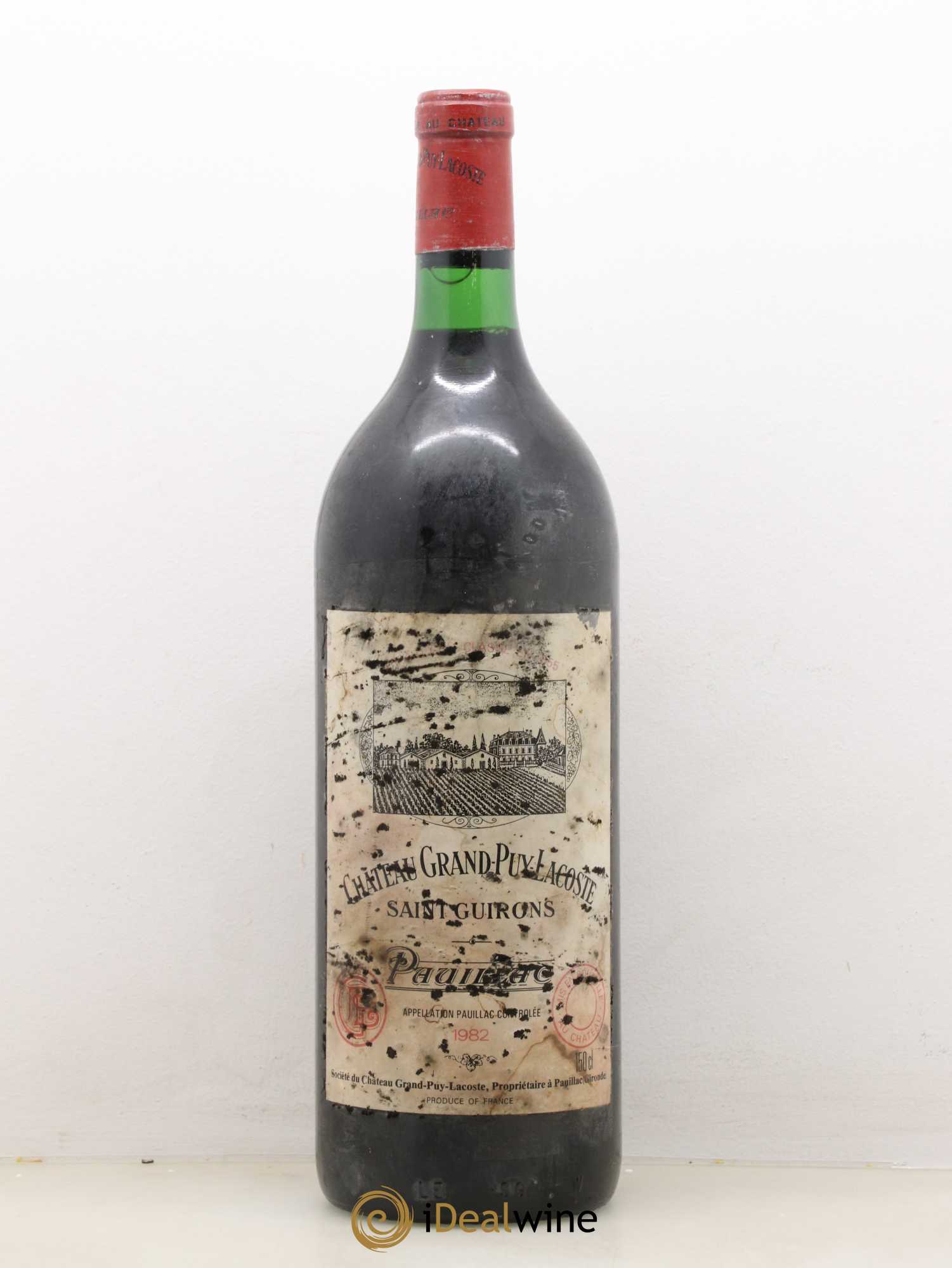 Château Grand Puy Lacoste 5ème Grand Cru Classé 1982 - Lot de 1 magnum - 0