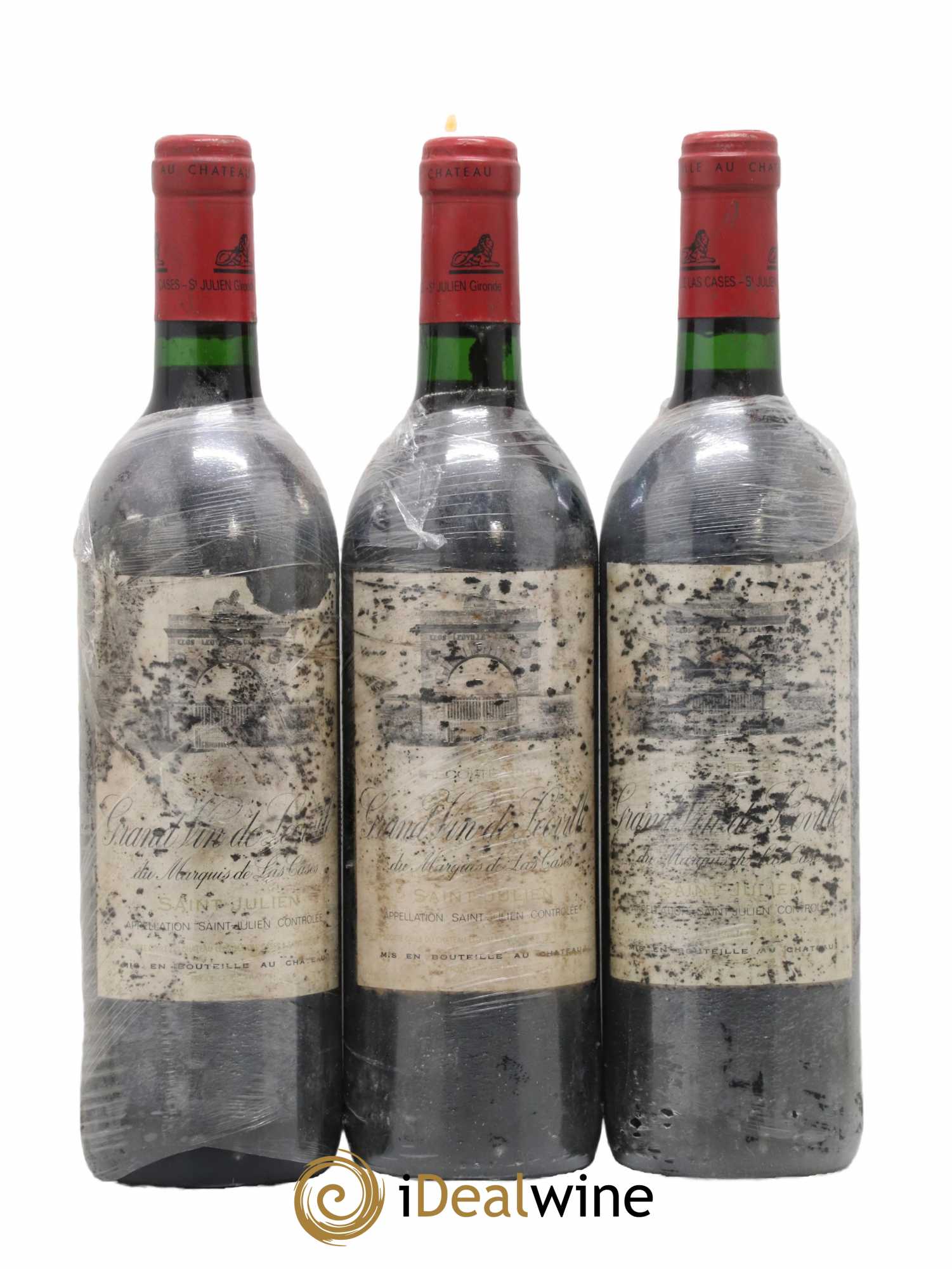 Château Léoville Las Cases 2ème Grand Cru Classé 1990 - Lot de 3 bouteilles - 0