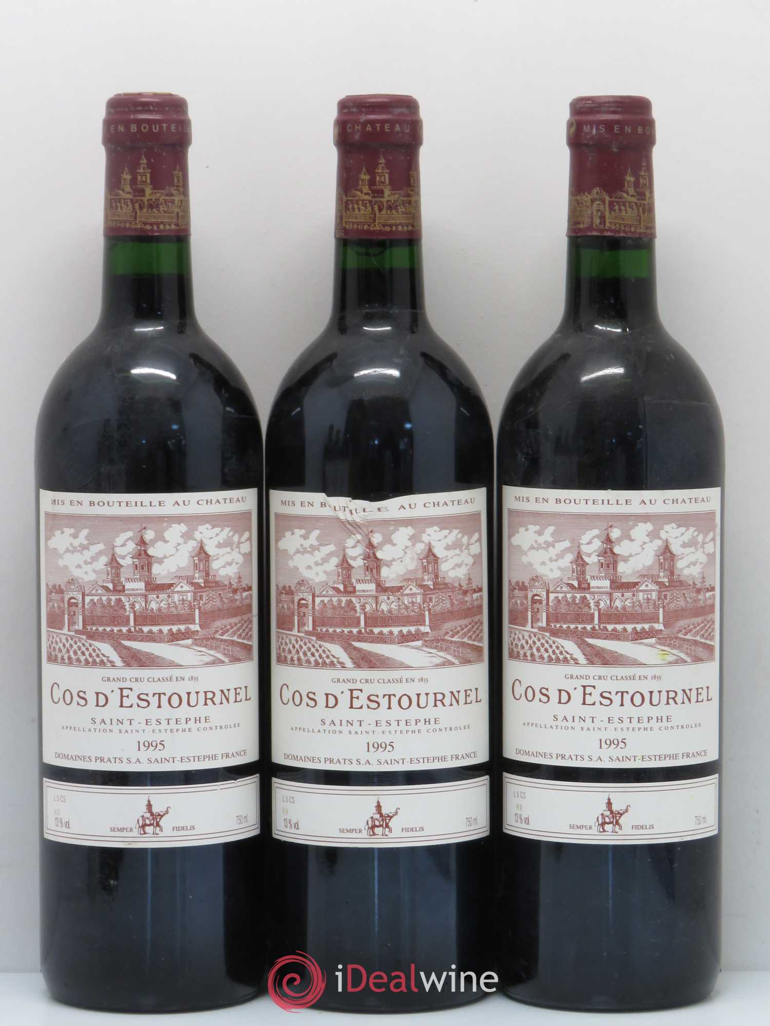 Cos d'Estournel 2ème Grand Cru Classé 1995 - Lot de 6 bouteilles - 1