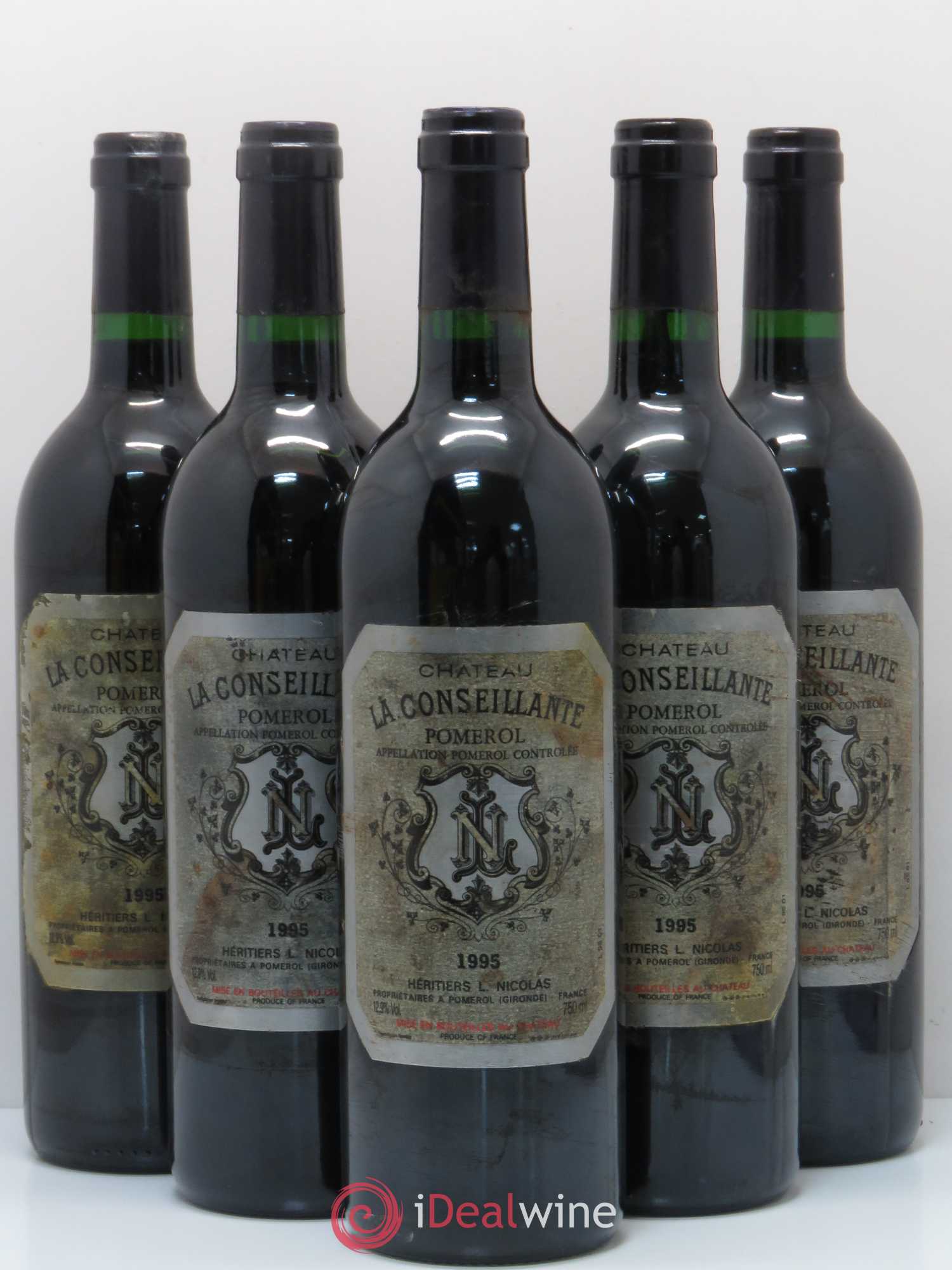 Château la Conseillante 1995 - Lot de 5 bouteilles - 0