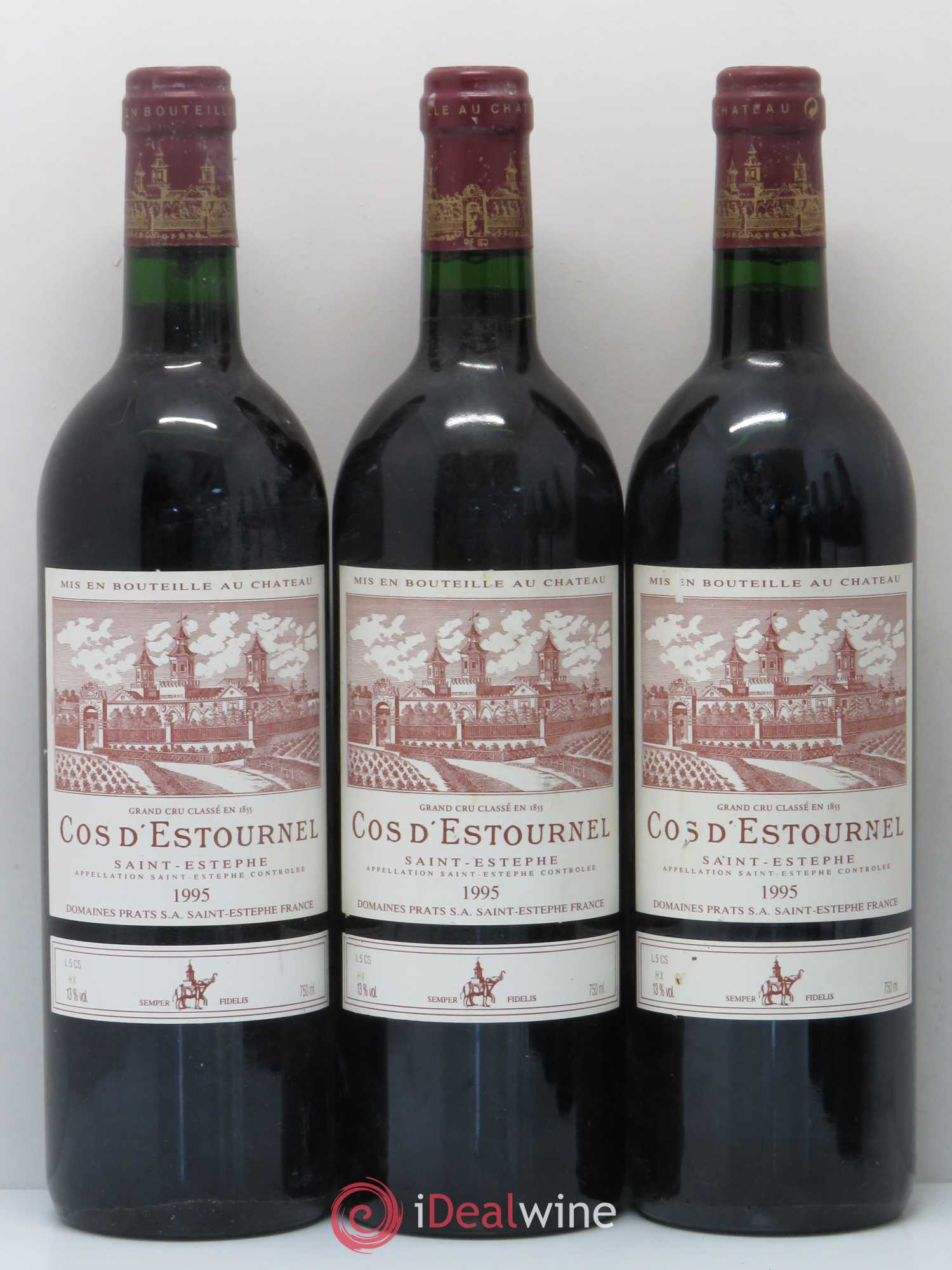 Cos d'Estournel 2ème Grand Cru Classé 1995 - Lot de 6 bouteilles - 1