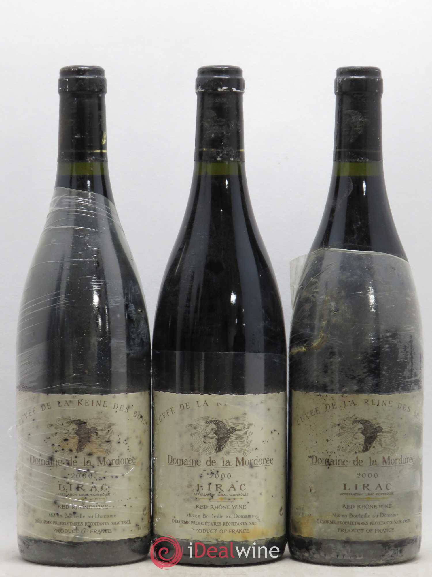 Lirac Cuvée Reine des Bois La Mordorée (Domaine de) 2000 - Lot de 6 bouteilles - 2