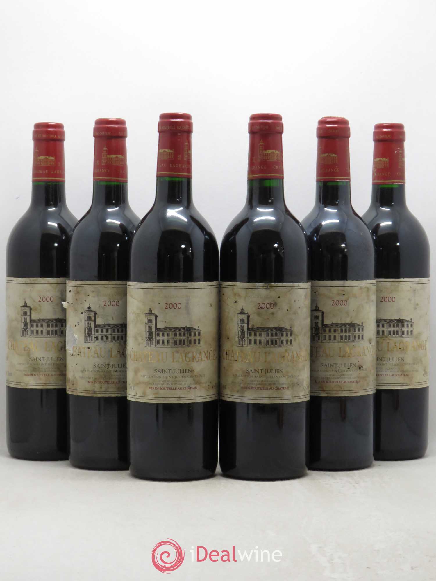 Château Lagrange 3ème Grand Cru Classé 2000 - Lot de 6 bouteilles - 0