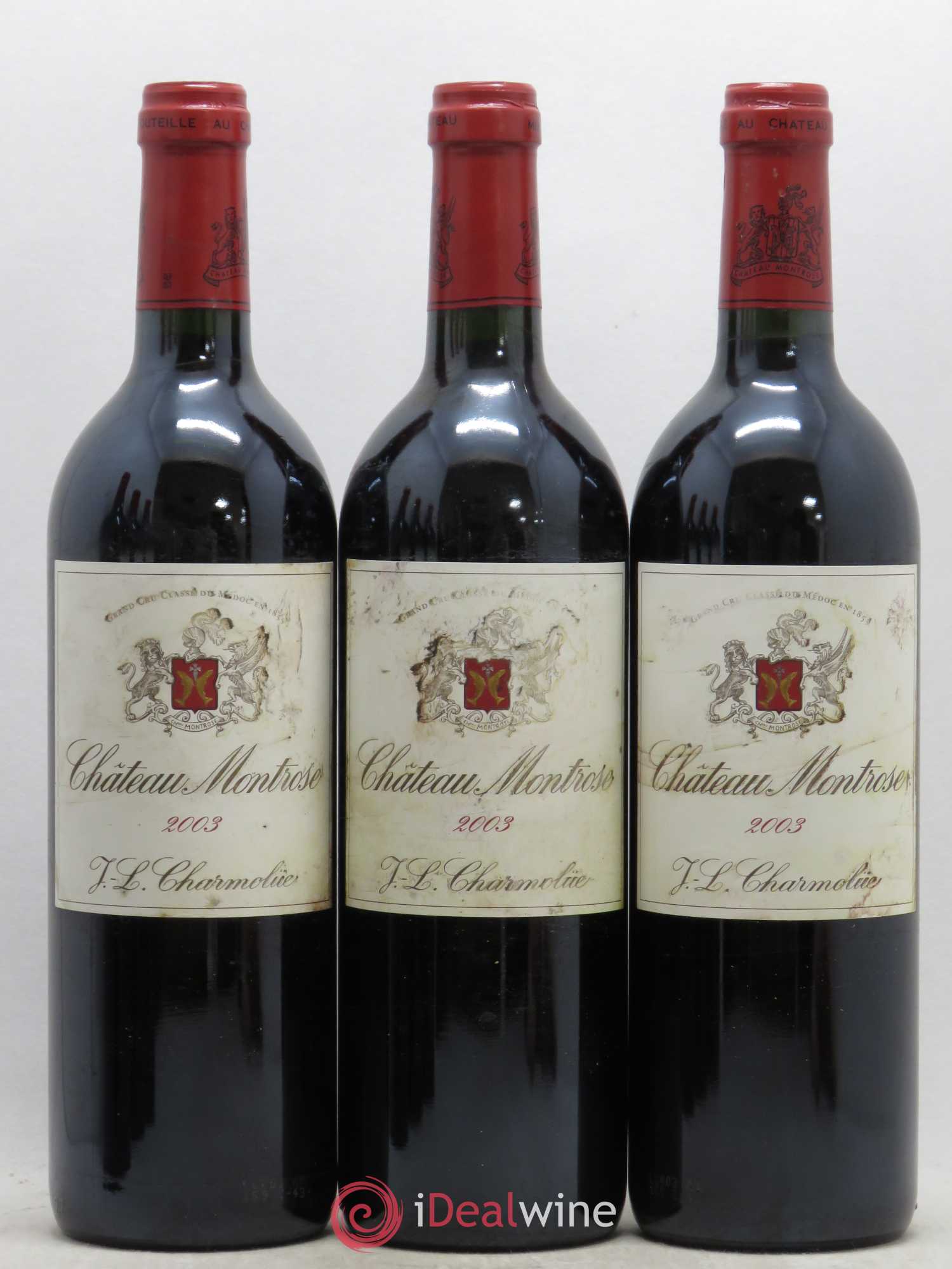 Château Montrose 2ème Grand Cru Classé 2003 - Lot de 6 bouteilles - 1