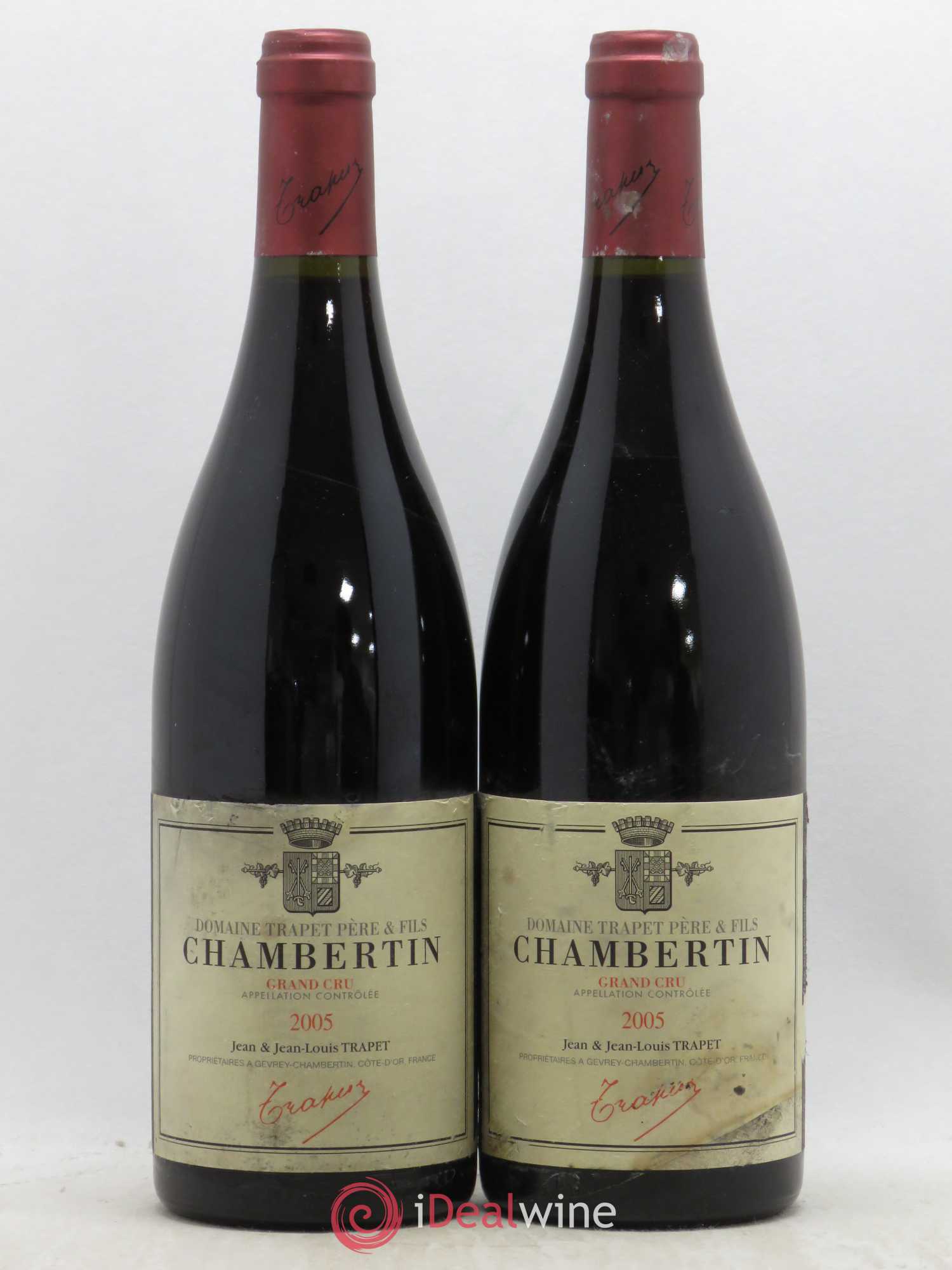 Chambertin Grand Cru Domaine Trapet 2005 - Lot de 2 bouteilles - 0