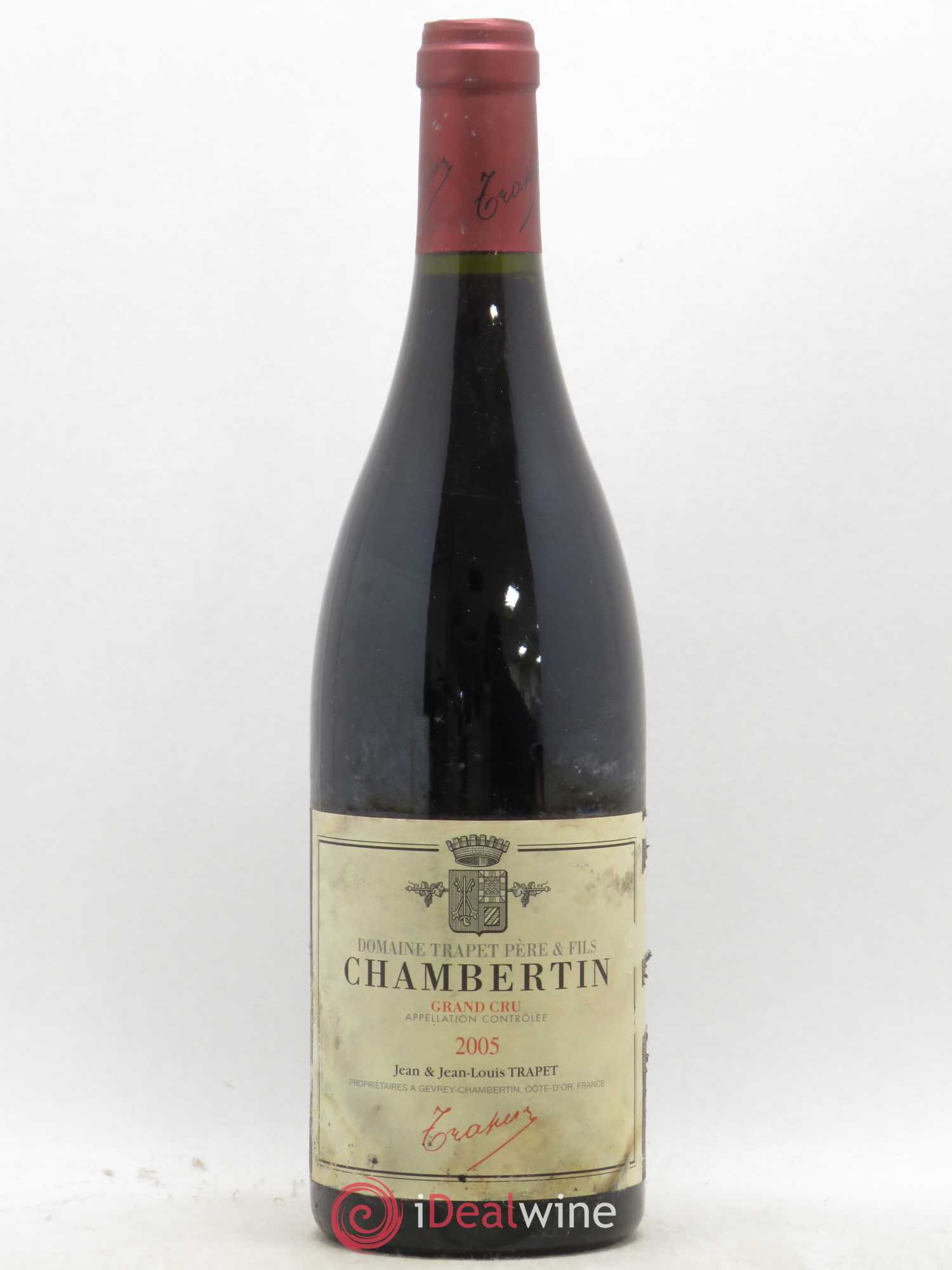Chambertin Grand Cru Domaine Trapet 2005 - Lot de 1 bouteille - 0