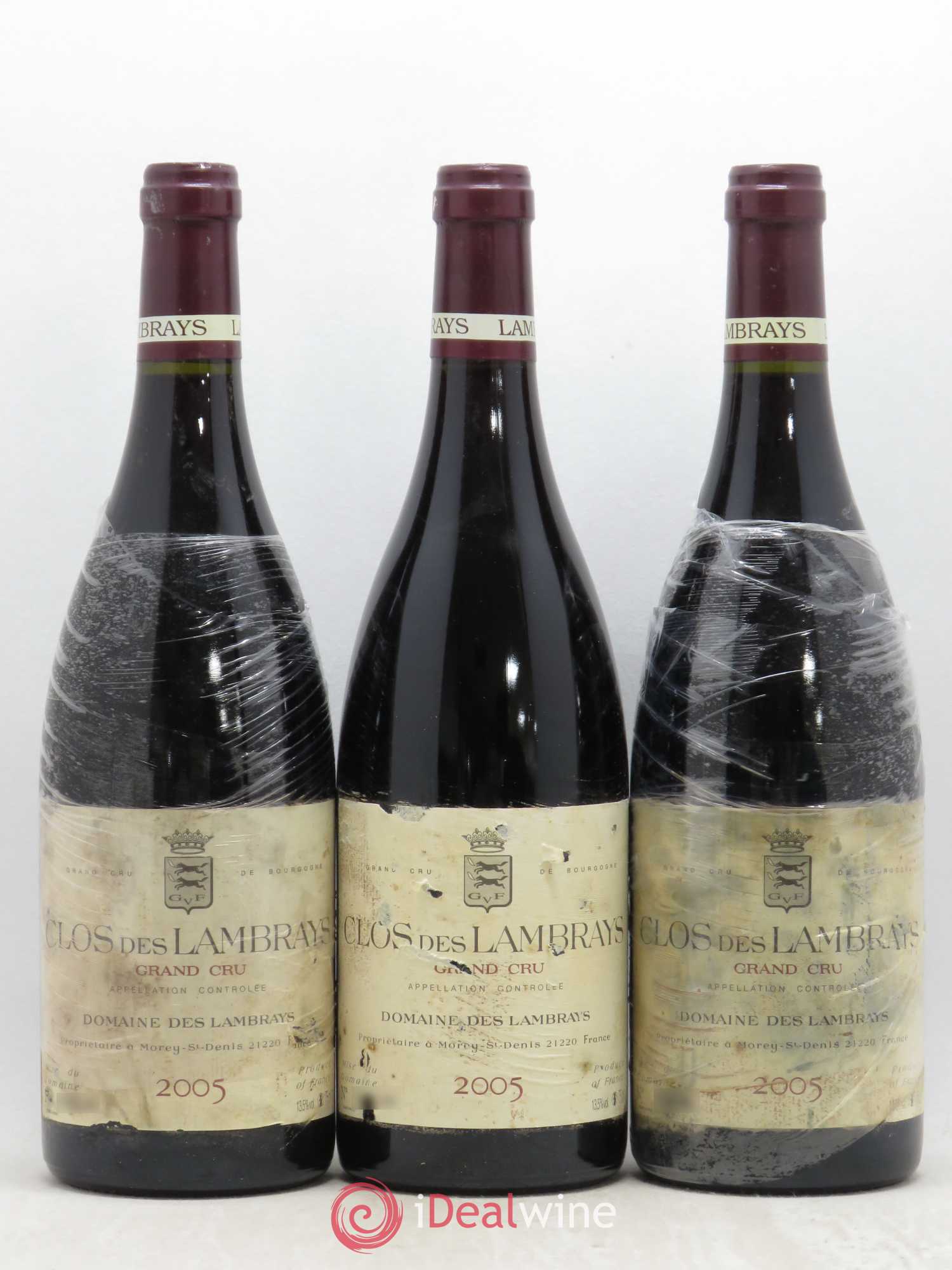 Clos des Lambrays Grand Cru Domaine des Lambrays 2005 - Lot de 3 bouteilles - 0