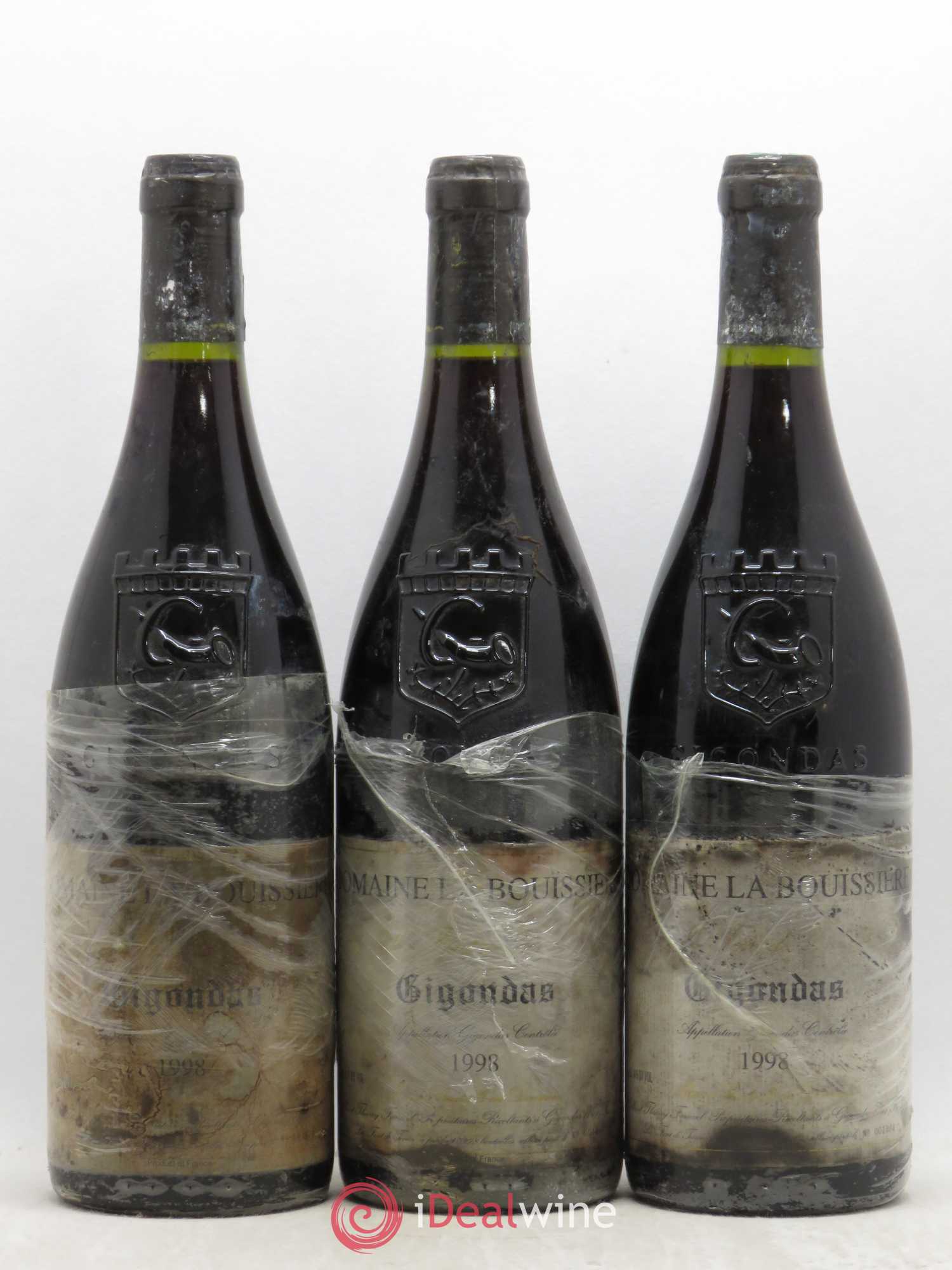 Gigondas La Font de Tonin Domaine Bouissiere 1998 - Posten von 6 Flaschen - 2