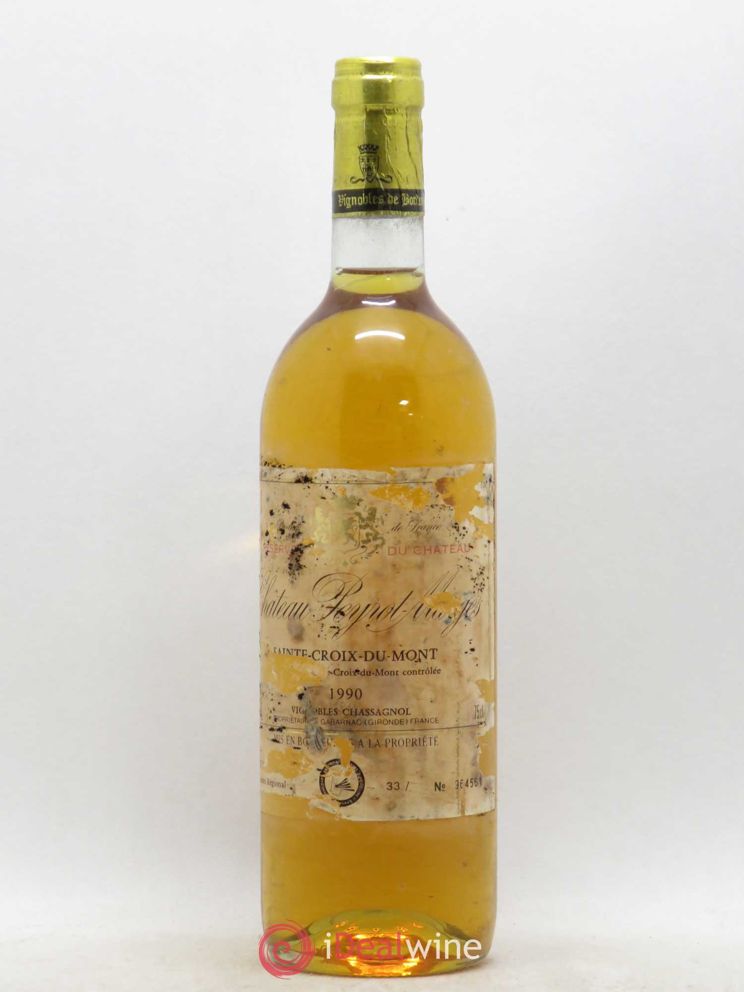 Sainte-Croix-du-Mont Château Peyrot Marges 1990 - Lotto di 1 bottiglia - 0