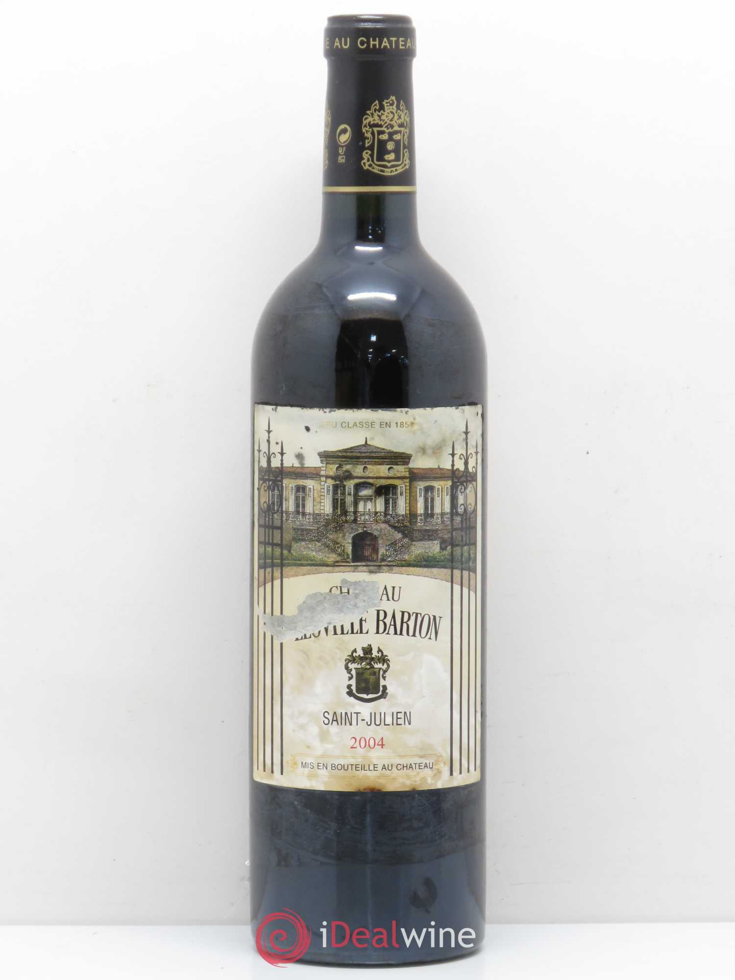 Château Léoville Barton 2ème Grand Cru Classé 2004 - Lot de 1 bouteille - 0