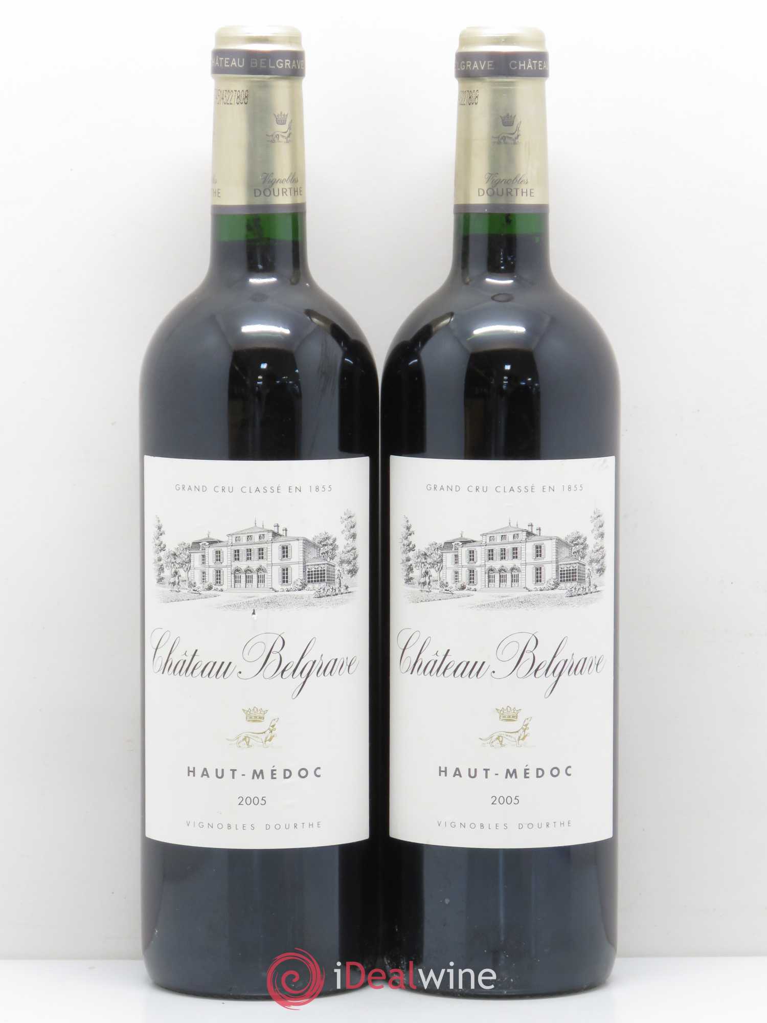 Château Belgrave 5ème Grand Cru Classé 2005 - Lot de 2 bouteilles - 0