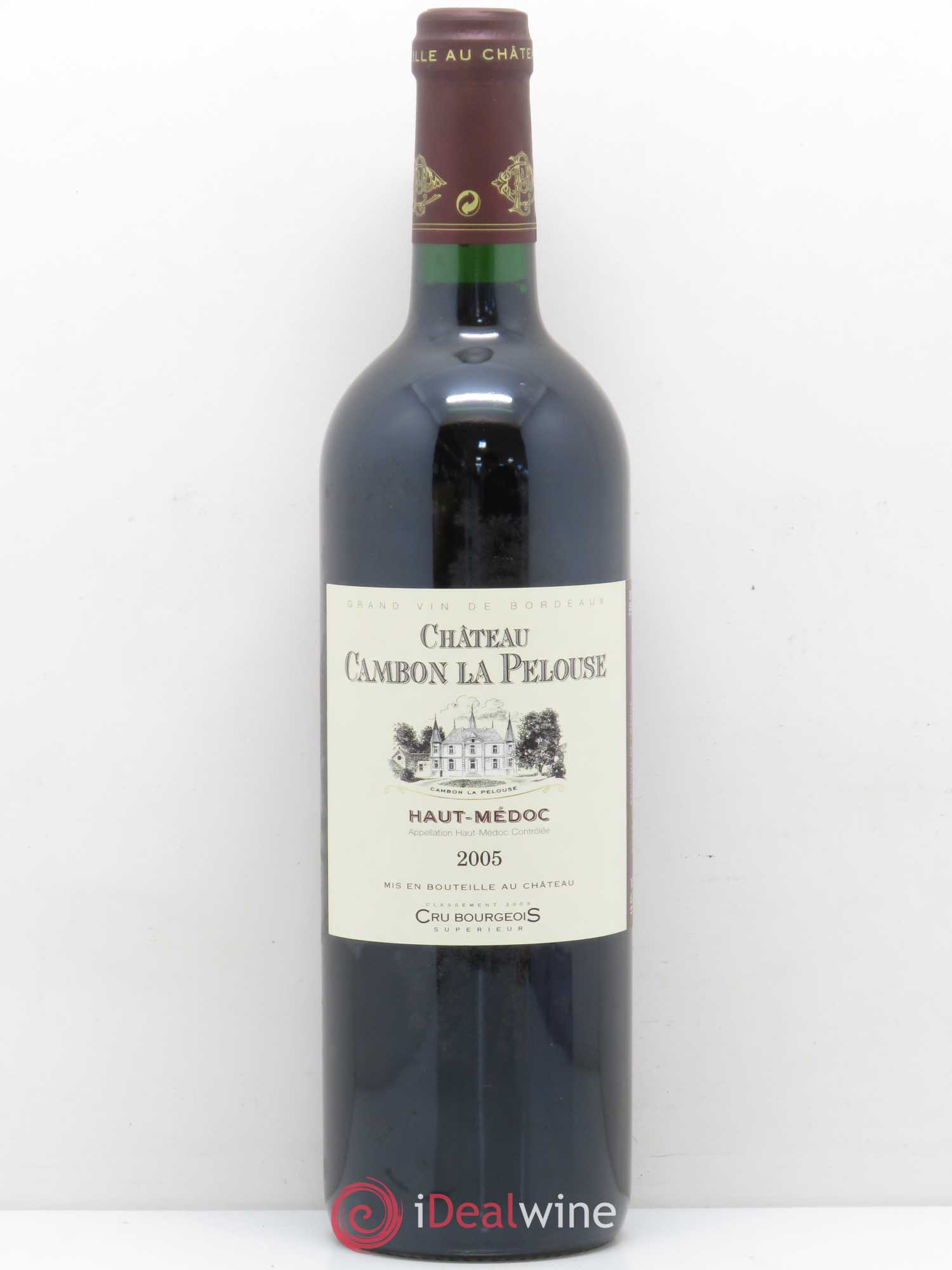 Château Cambon la Pelouse Cru Bourgeois 2005 - Lot de 1 bouteille - 0