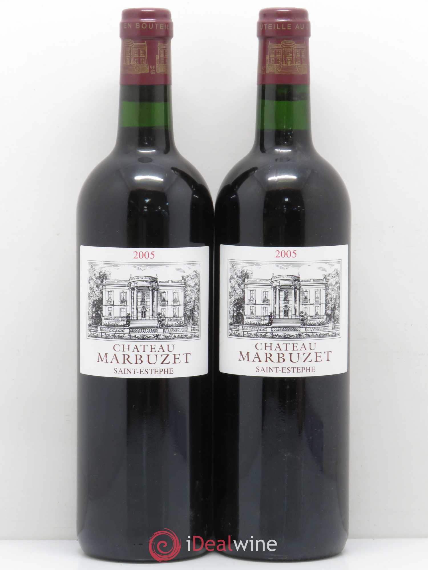 Château de Marbuzet Cru Bourgeois 2005 - Lot de 2 bouteilles - 0