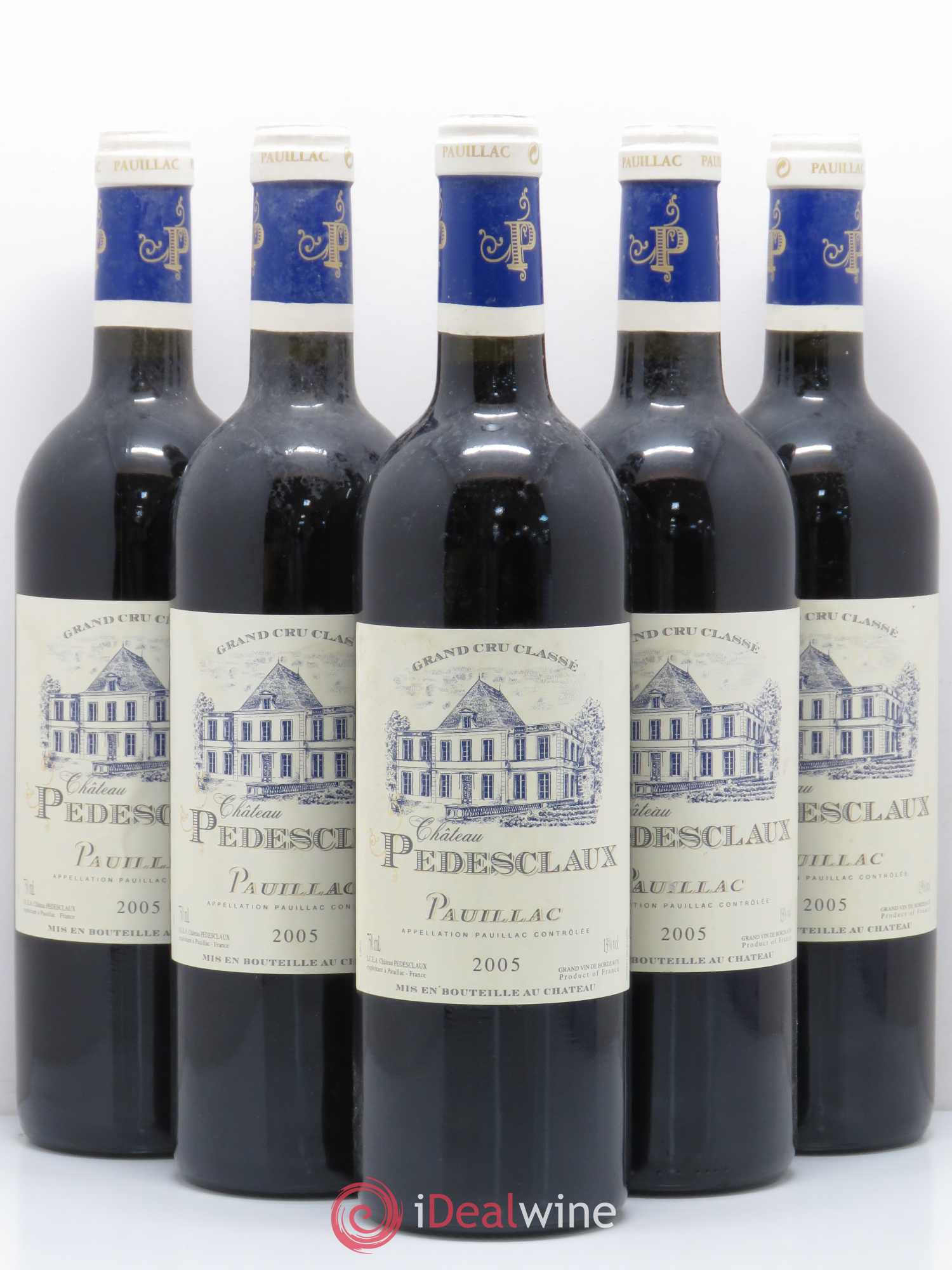 Château Pedesclaux 5ème Grand Cru Classé 2005 - Lot de 5 bouteilles - 0