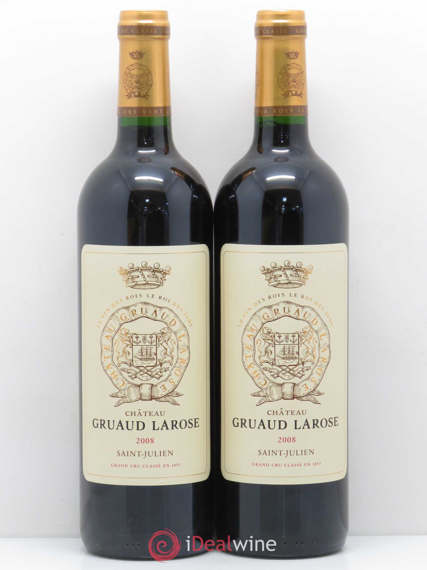 Château Gruaud Larose 2ème Grand Cru Classé 2008 - Lot de 2 bouteilles - 0