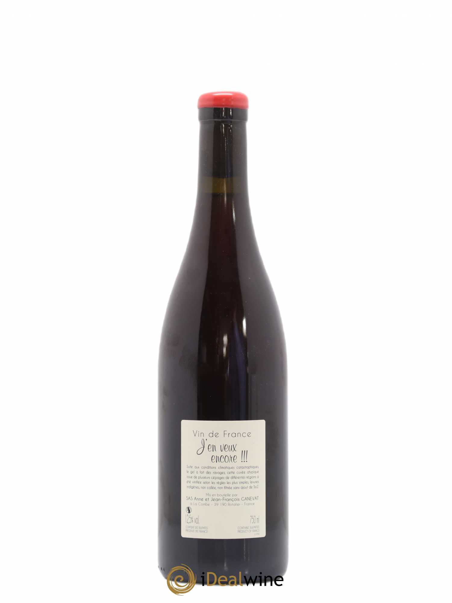 Vin de France J'en veux encore Anne et Jean François Ganevat - Lot de 1 bouteille - 1