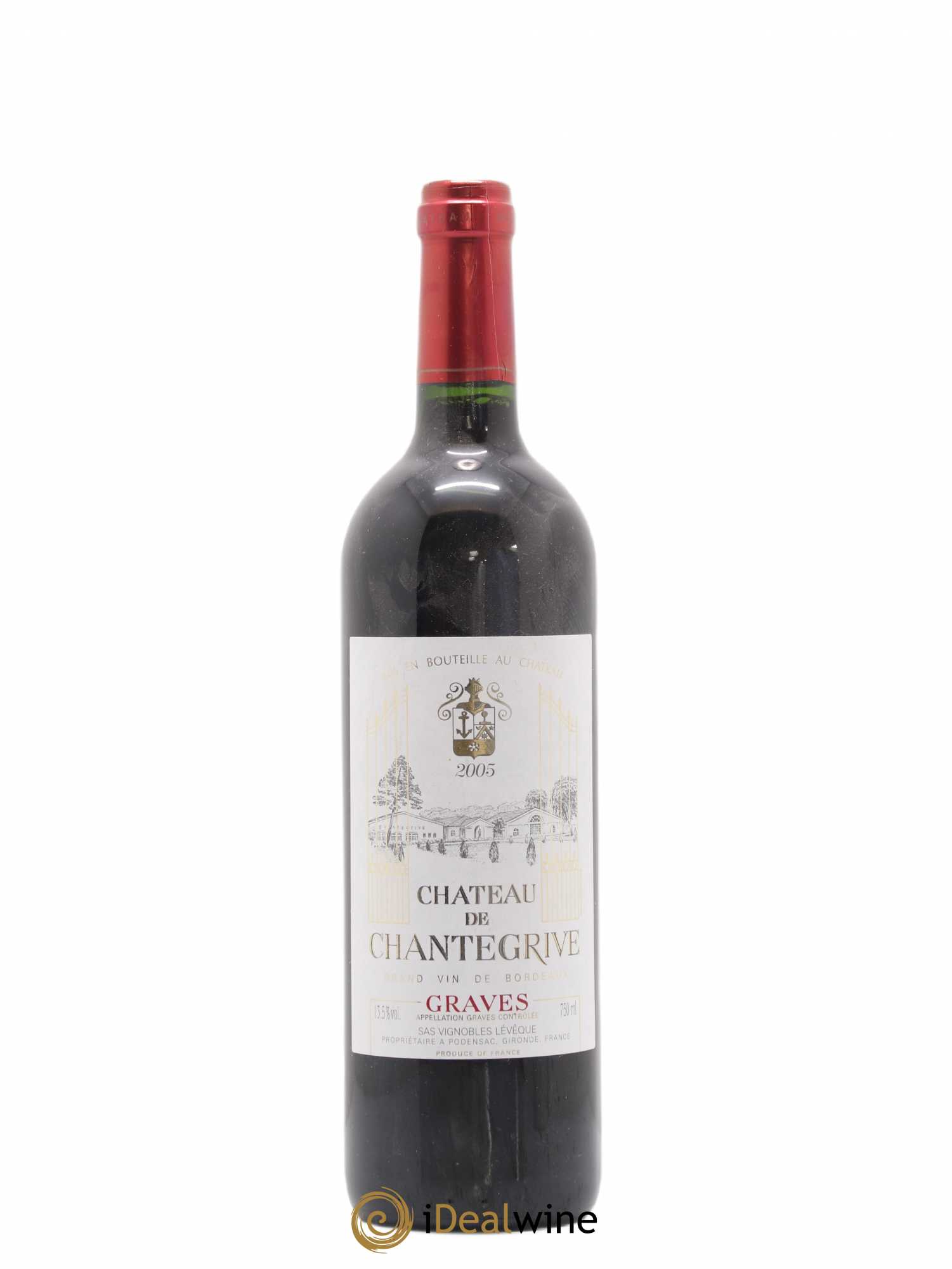 Château de Chantegrive 2005 - Lot de 1 bouteille - 0