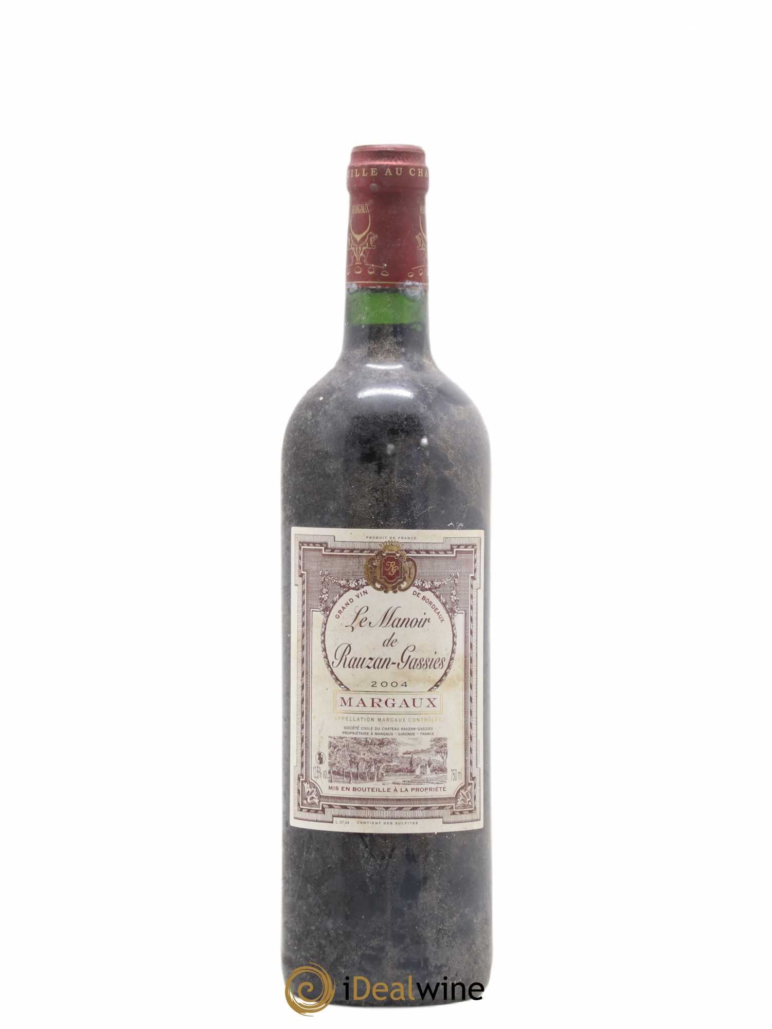 Bordeaux Margaux Le Manoir de Rauzan Gassies 2004 - Posten von 1 Flasche - 0