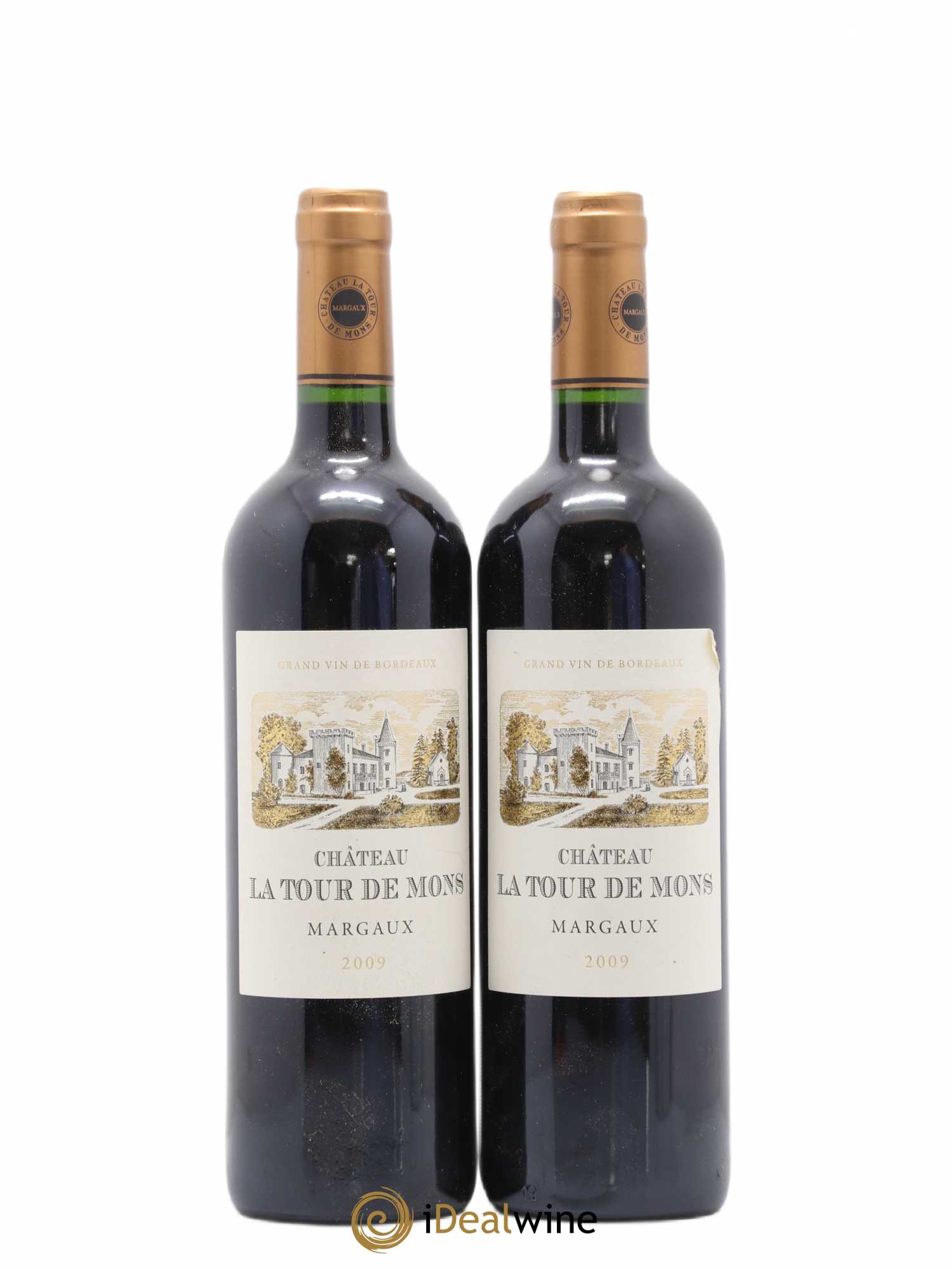 Château la Tour de Mons Cru Bourgeois 2009 - Lot de 2 bouteilles - 0