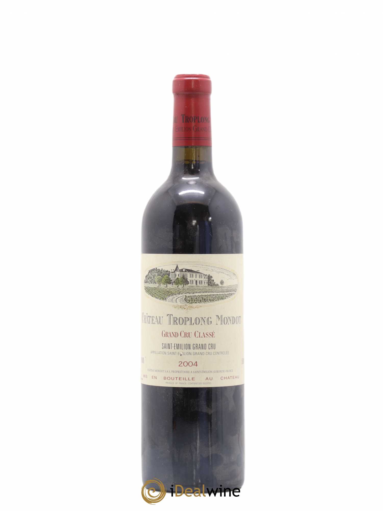 Château Troplong Mondot 1er Grand Cru Classé B 2004 - Lot de 1 bouteille - 0
