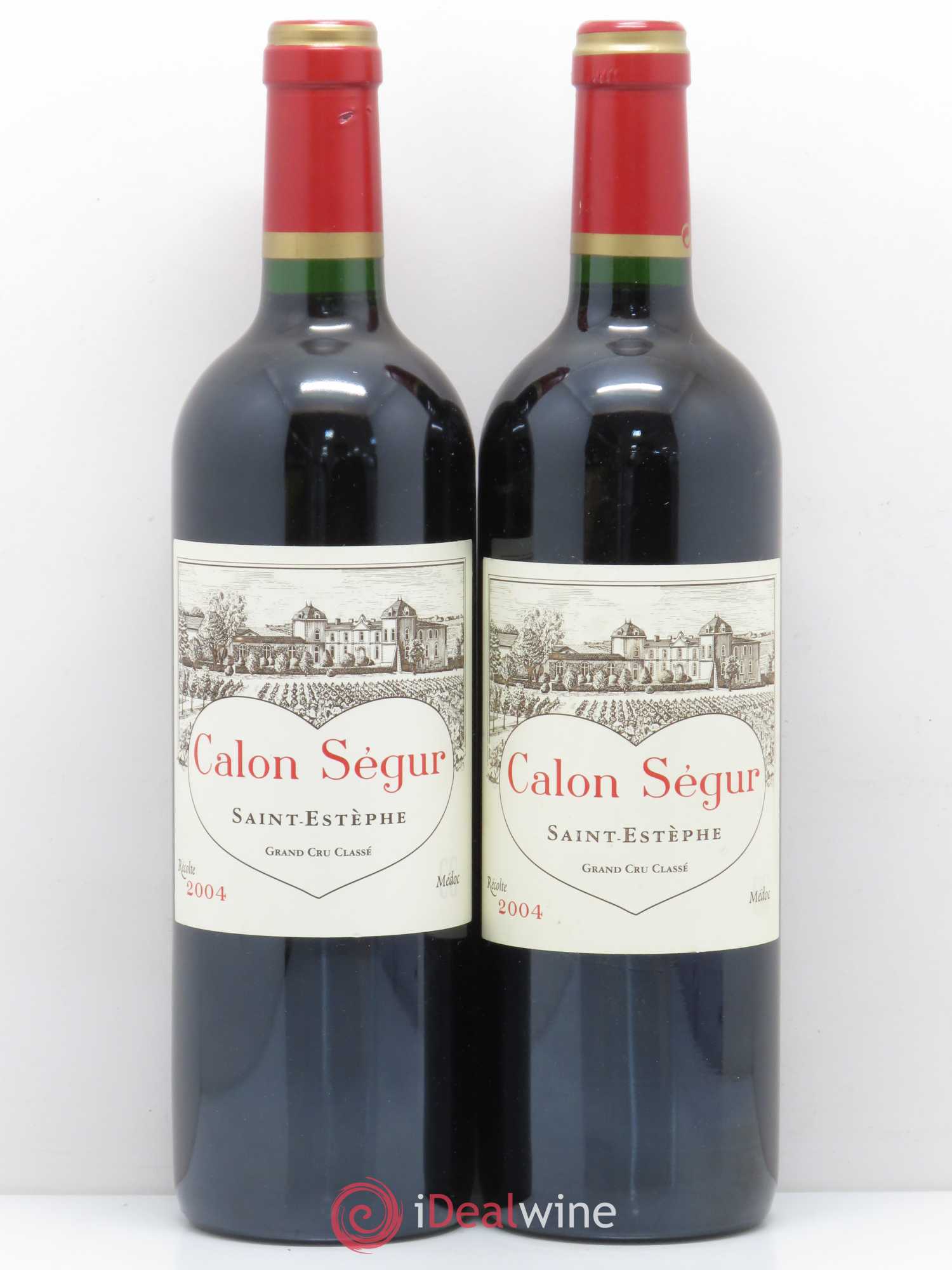 Château Calon Ségur 3ème Grand Cru Classé 2004 - Lot de 2 bouteilles - 0