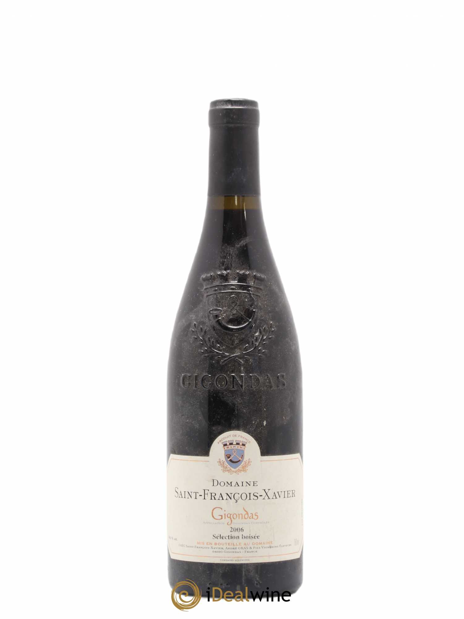 Gigondas Sélection boisée Domaine Saint François Xavier 2006 - Posten von 1 Flasche - 0