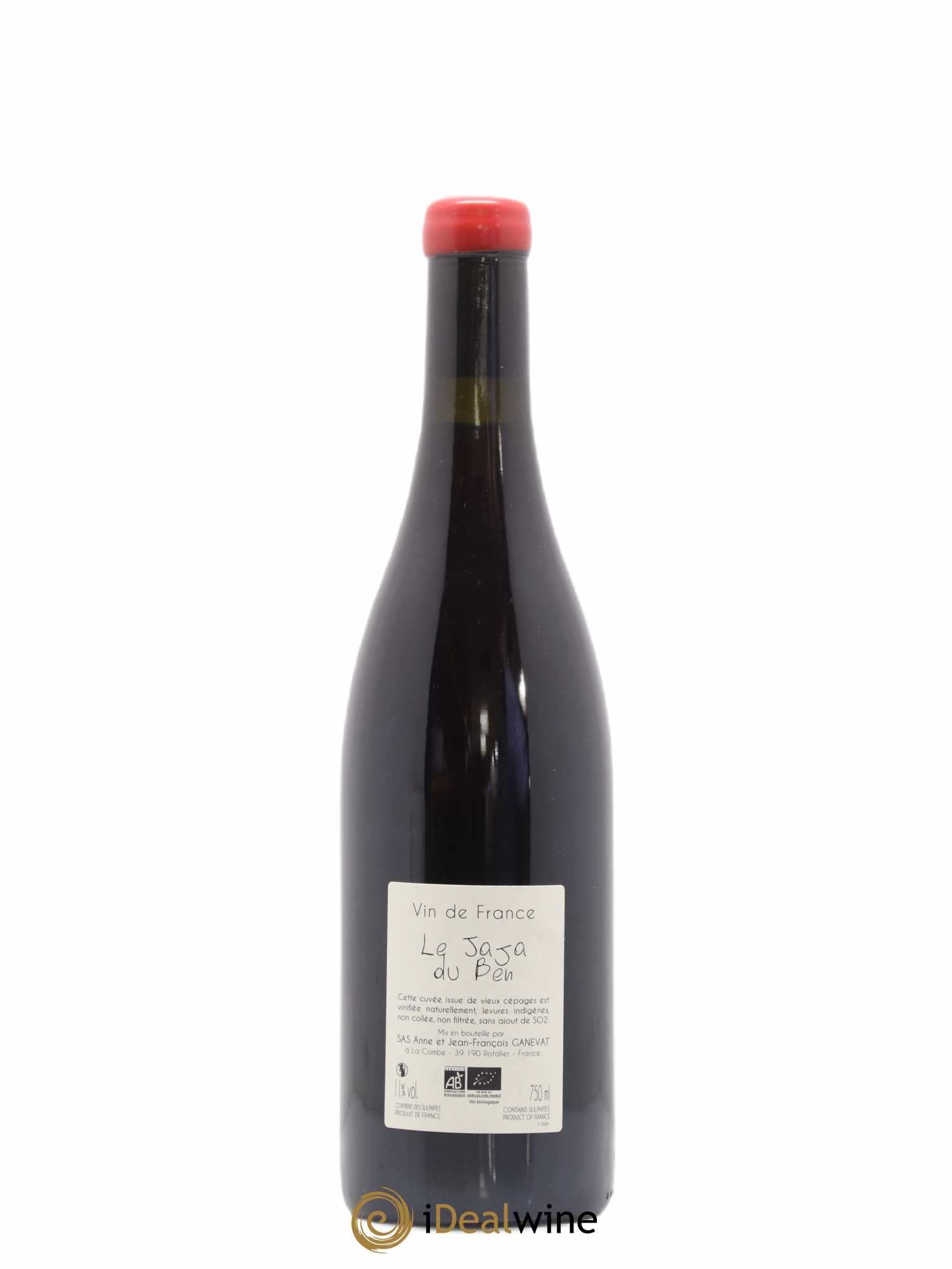Vin de France Le Jaja du Ben Anne et Jean François Ganevat 2016 - Lot de 1 bouteille - 1