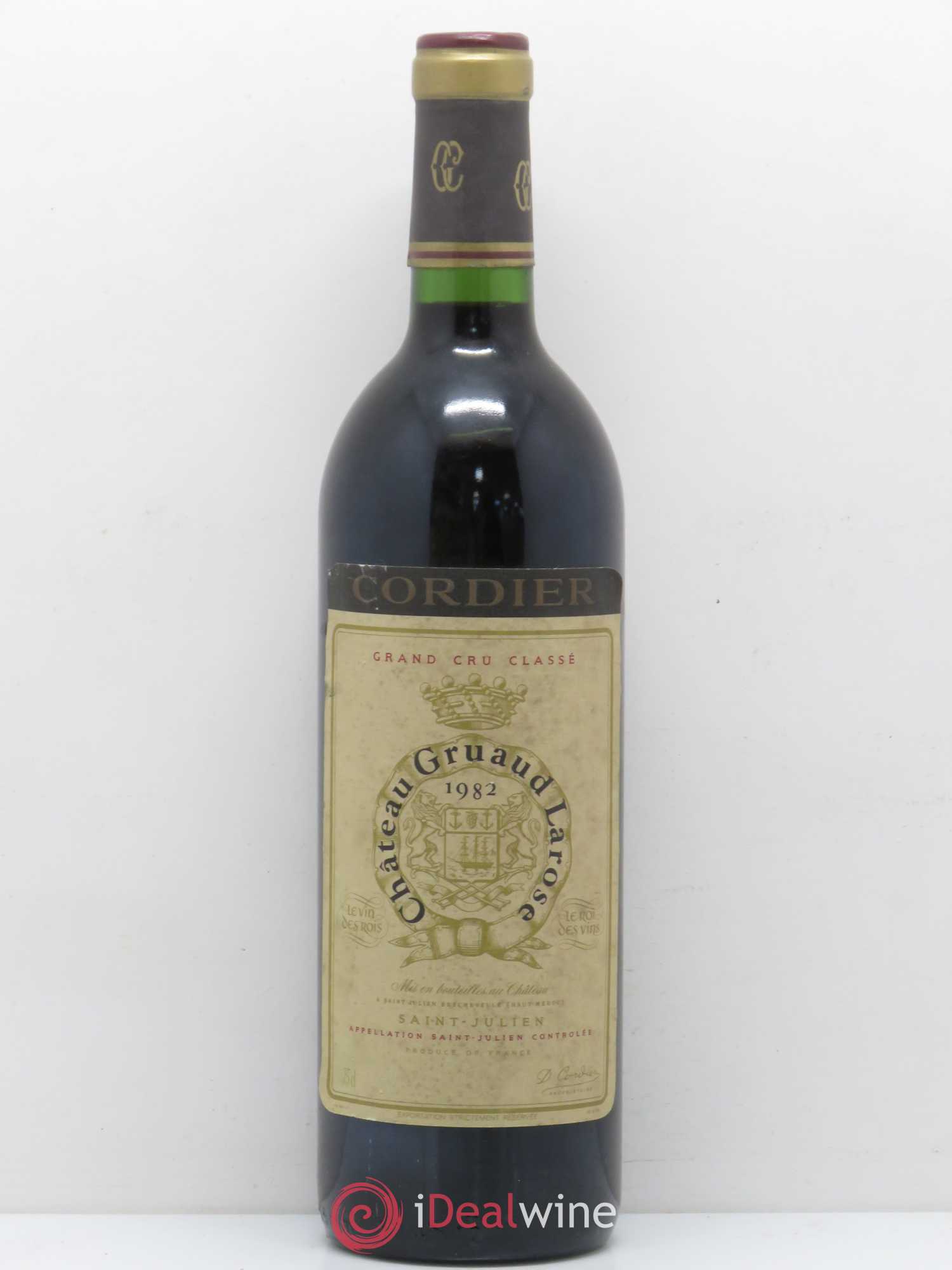 Château Gruaud Larose 2ème Grand Cru Classé 1982 - Lot de 1 bouteille - 0
