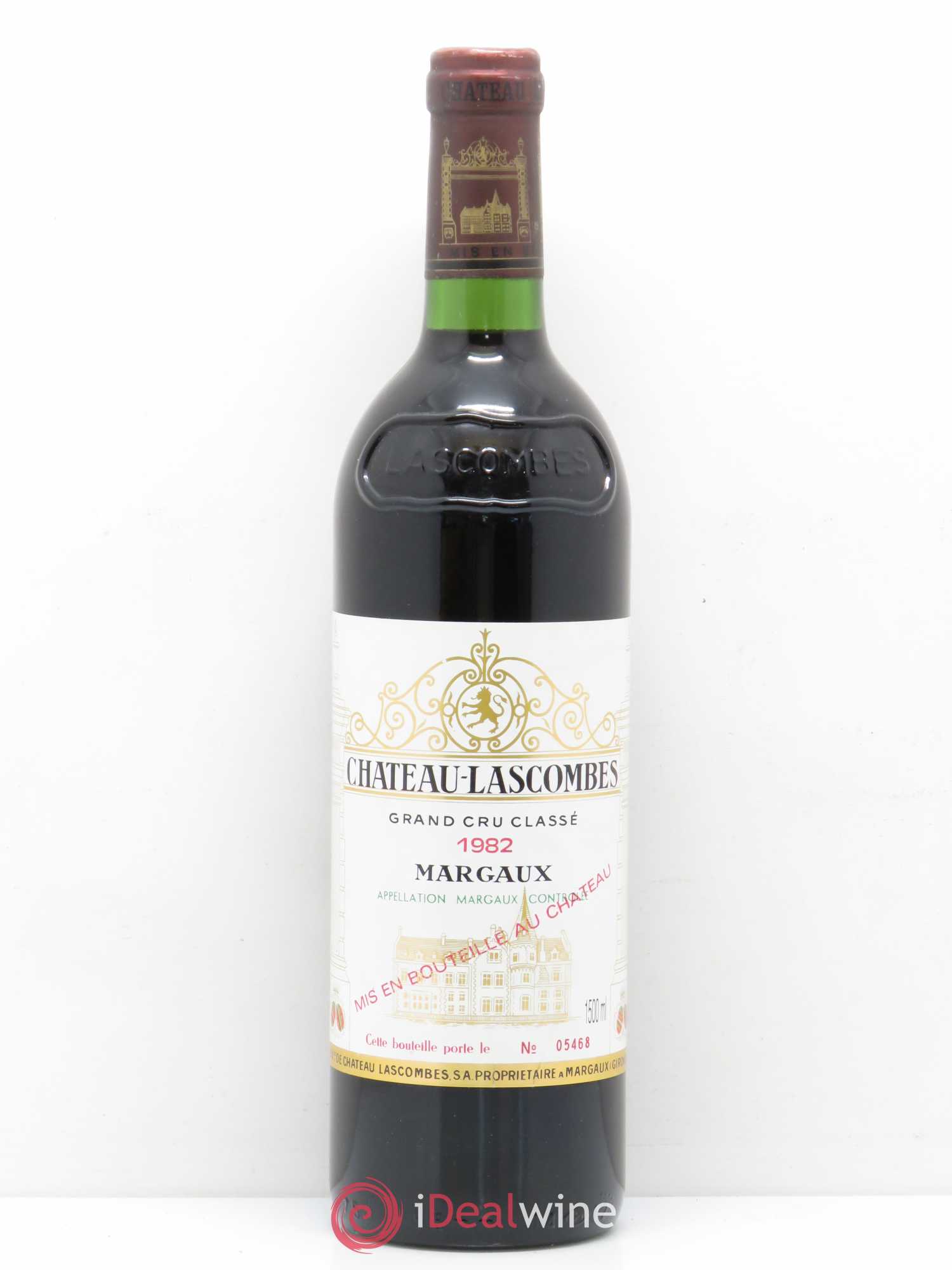 Château Lascombes 2ème Grand Cru Classé 1982 - Lot de 1 bouteille - 0