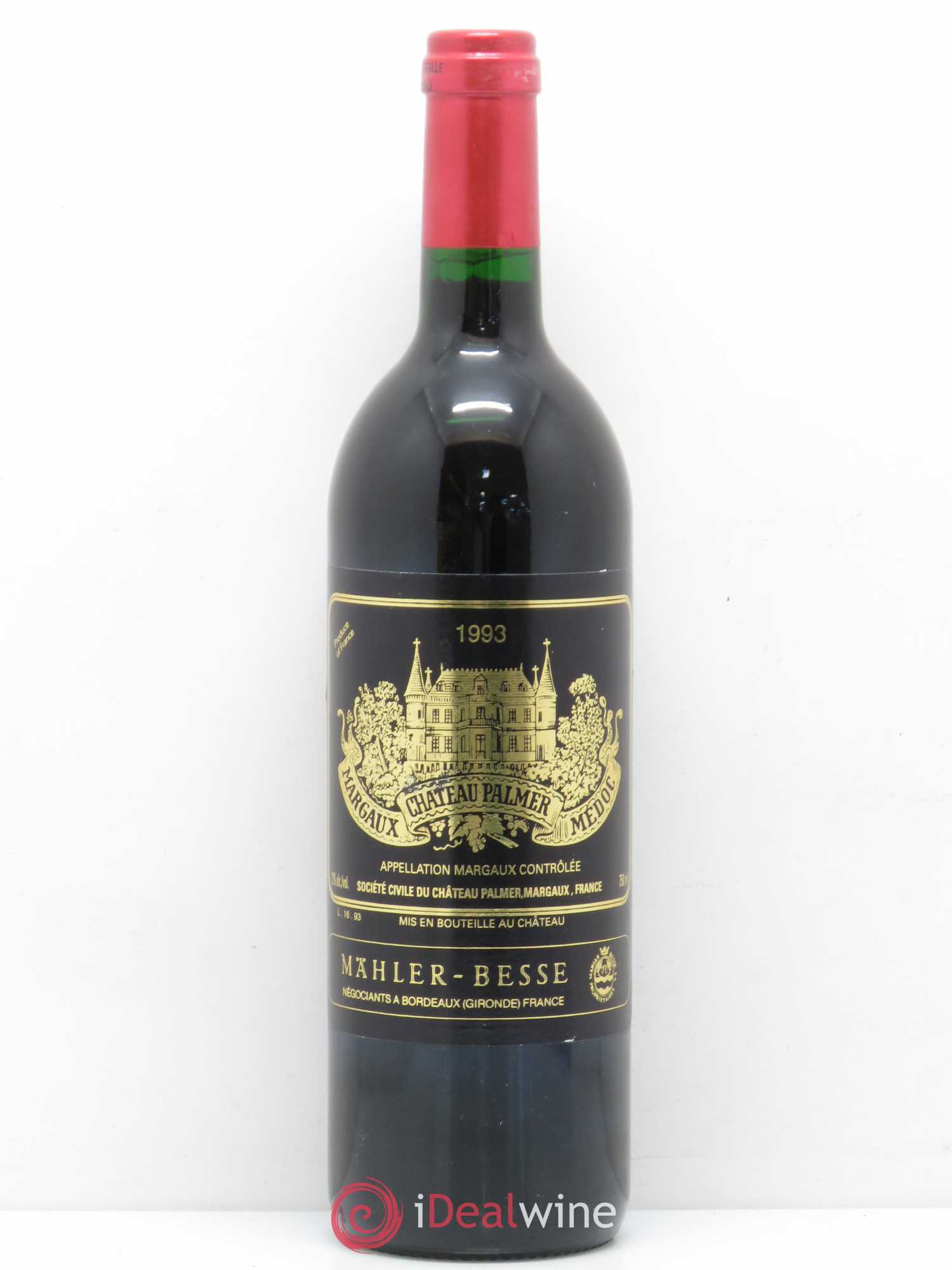 Château Palmer 3ème Grand Cru Classé 1993 - Lot de 1 bouteille - 0