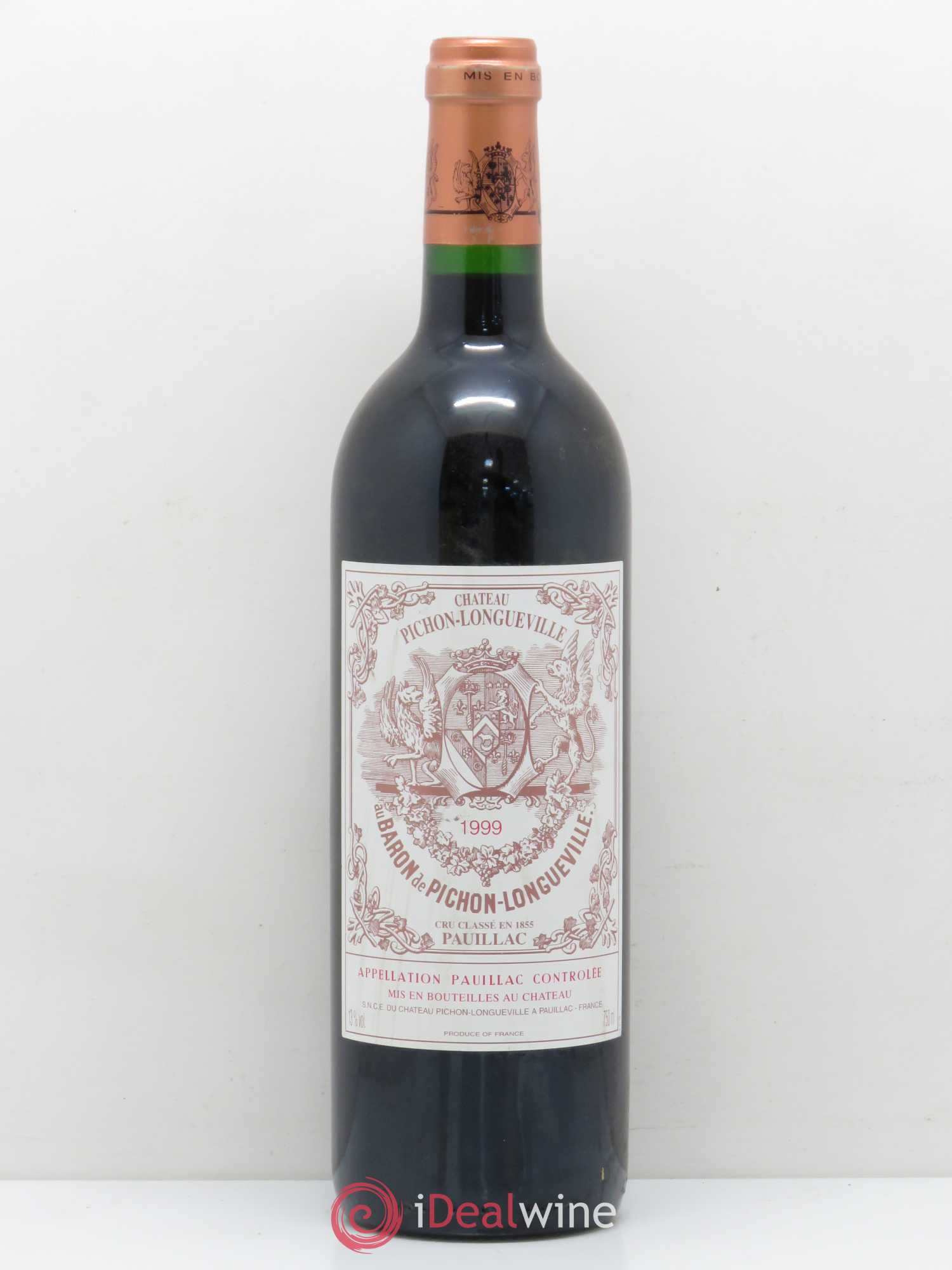 Pichon Longueville Baron 2ème Grand Cru Classé 1999 - Lot de 1 bouteille - 0