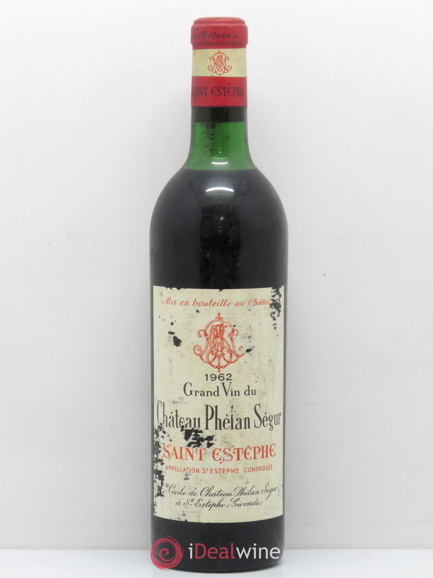 Château Phélan Ségur 1962 - Lot de 1 bouteille - 0