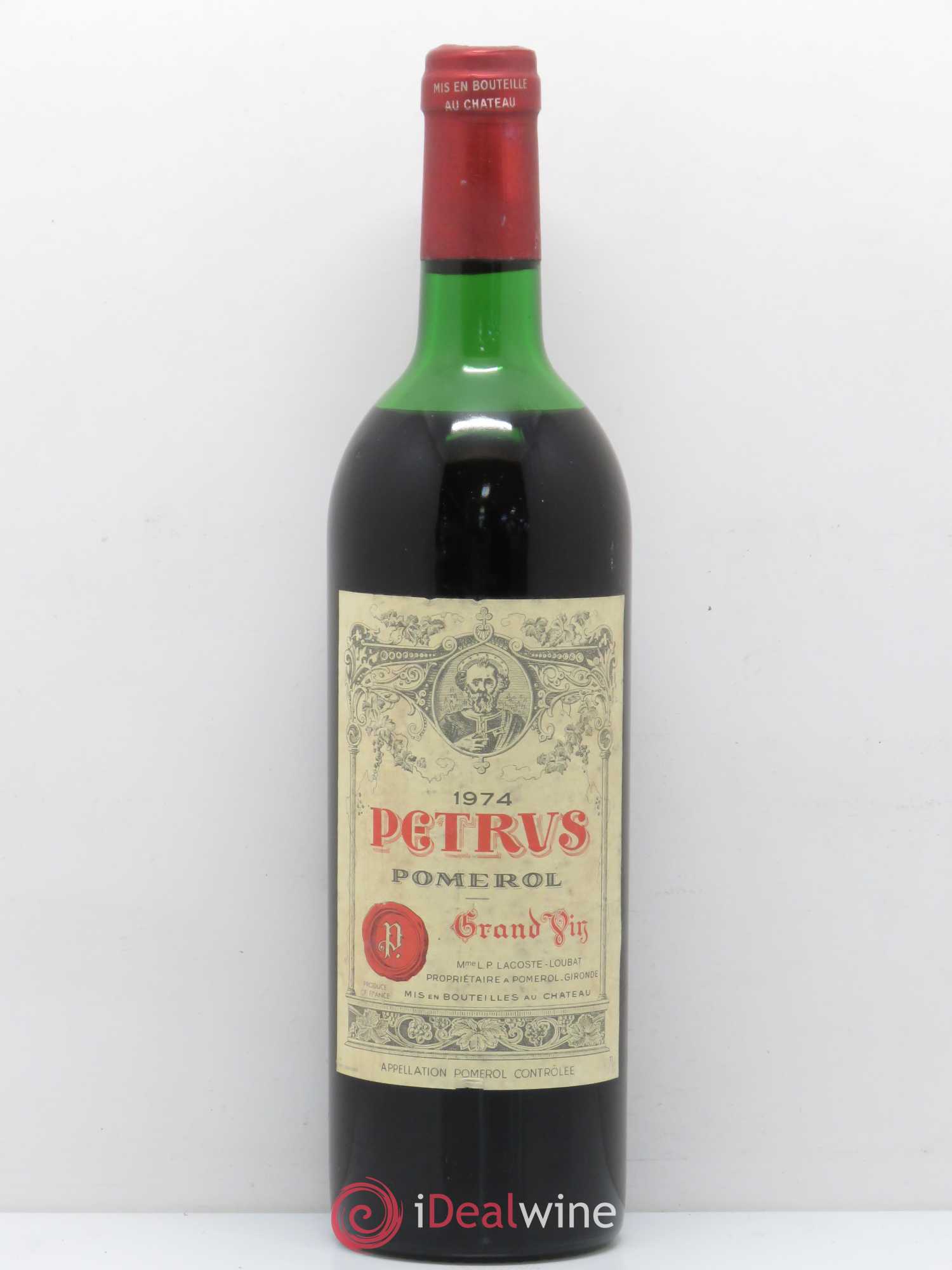 Petrus 1974 - Lot de 1 bouteille - 0