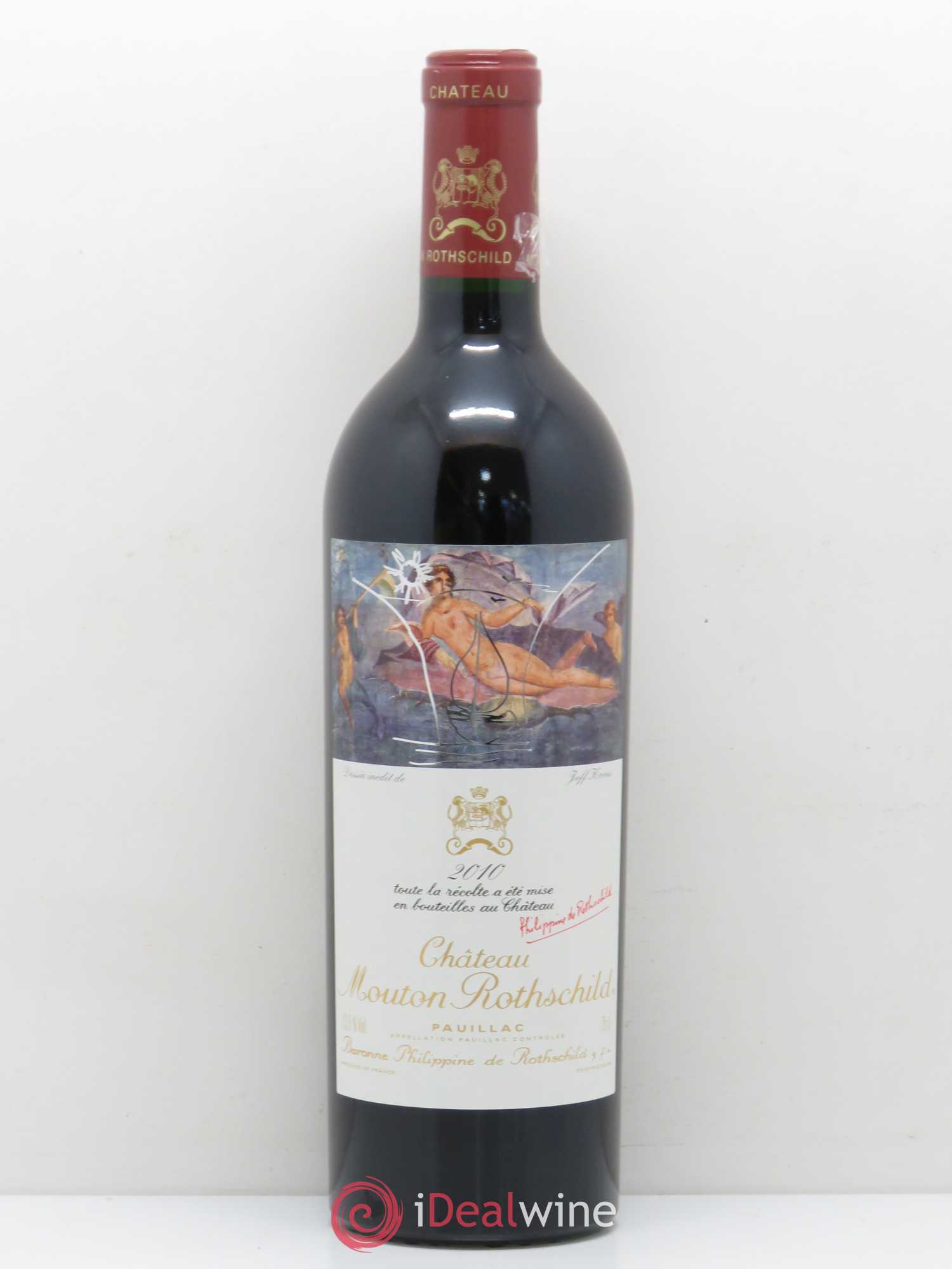 Château Mouton Rothschild 1er Grand Cru Classé 2010 - Lot de 1 bouteille - 0