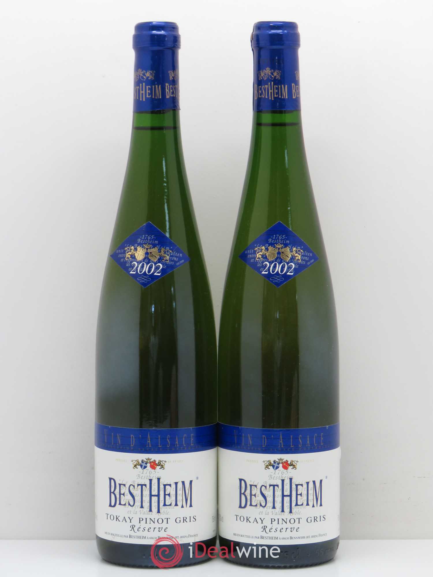 Pinot Gris Réserve Bestheim (sans prix de réserve) 2002 - Posten von 5 Flaschen - 2