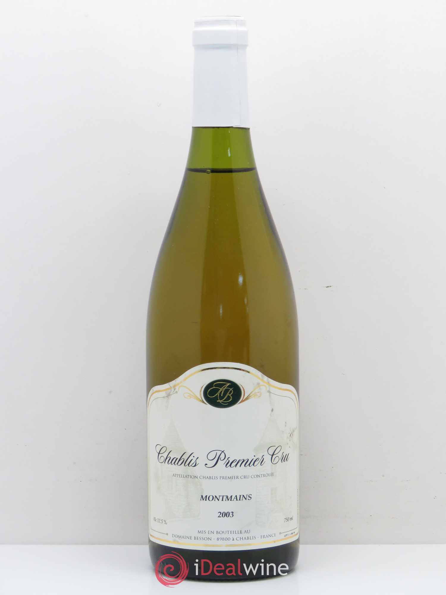 Chablis 1er Cru Montmains Besson (sans prix de réserve) 2003 - Posten von 1 Flasche - 0