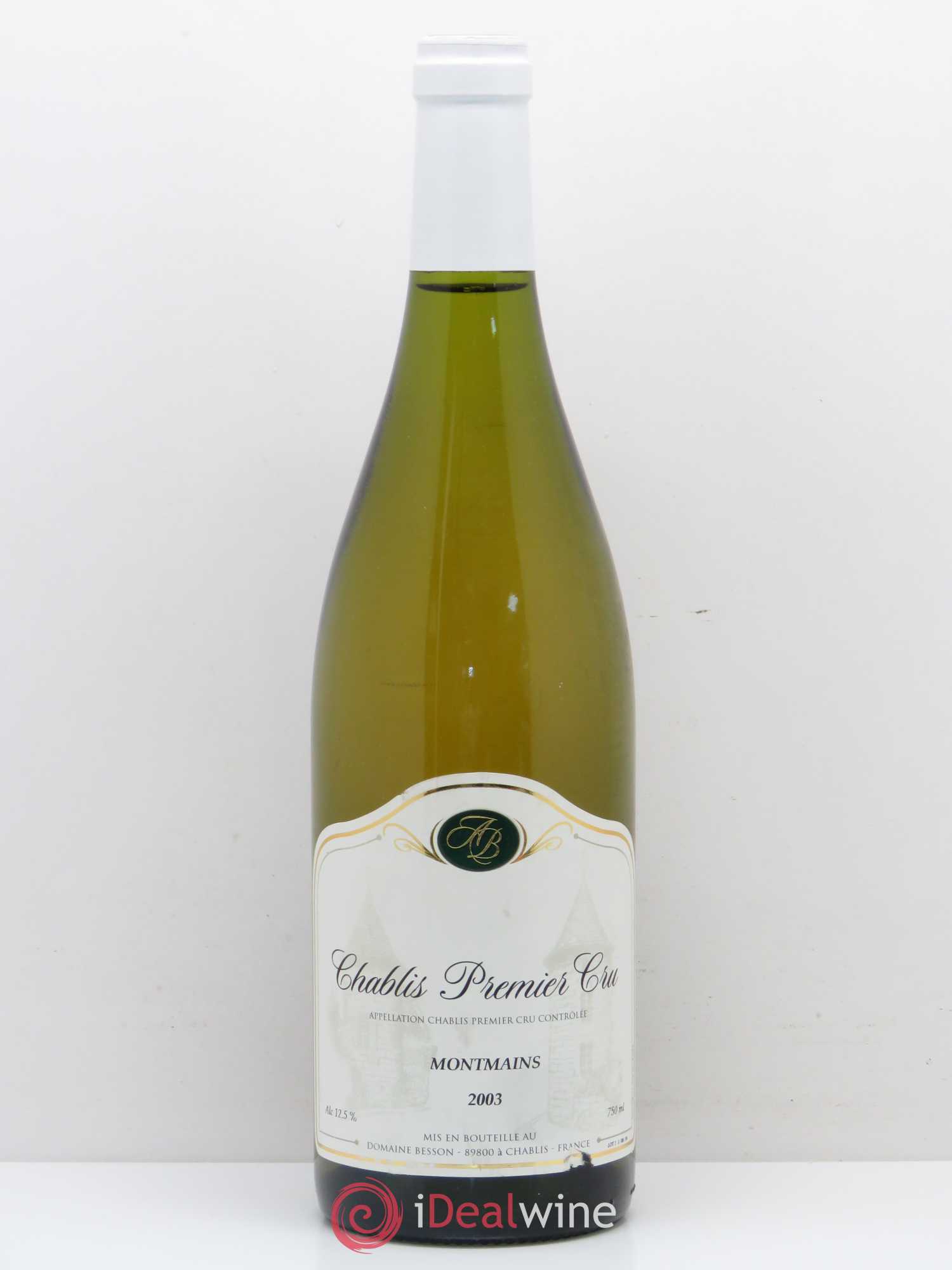 Chablis 1er Cru Montmains Besson (sans prix de réserve) 2003 - Posten von 1 Flasche - 0