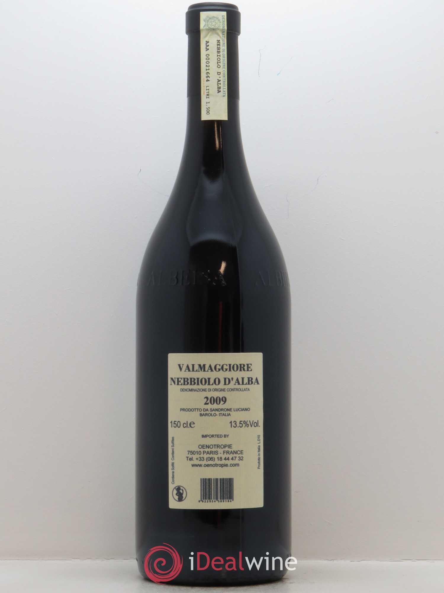 Nebbiolo d'Alba DOC Valmaggiore Luciano Sandrone 2009 - Lot de 1 magnum - 1