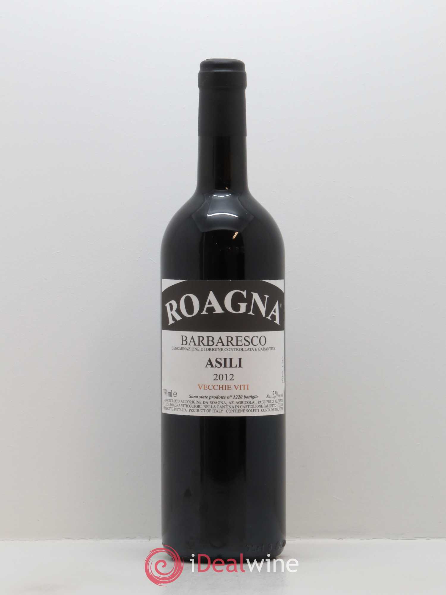 Barbaresco DOCG Asili Vecchie Viti Roagna 2012 - Lot de 1 bouteille - 0