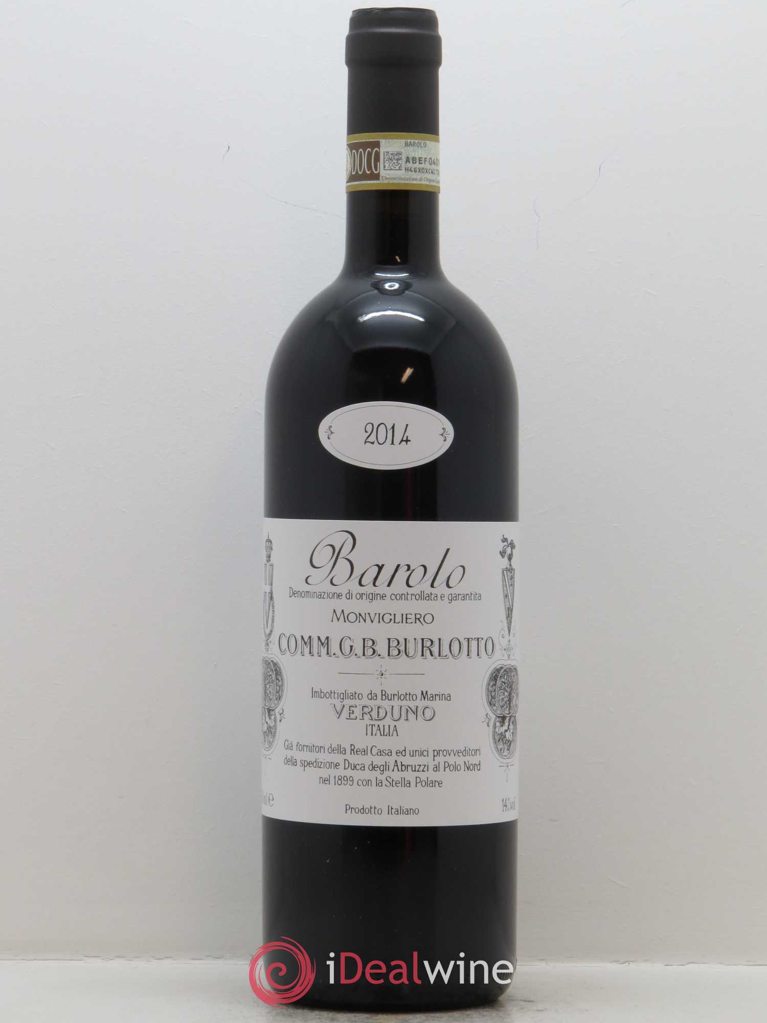 Barolo DOCG Monvigliero Comm. Giovan Battista Burlotto 2014 - Lot de 1 bouteille - 0